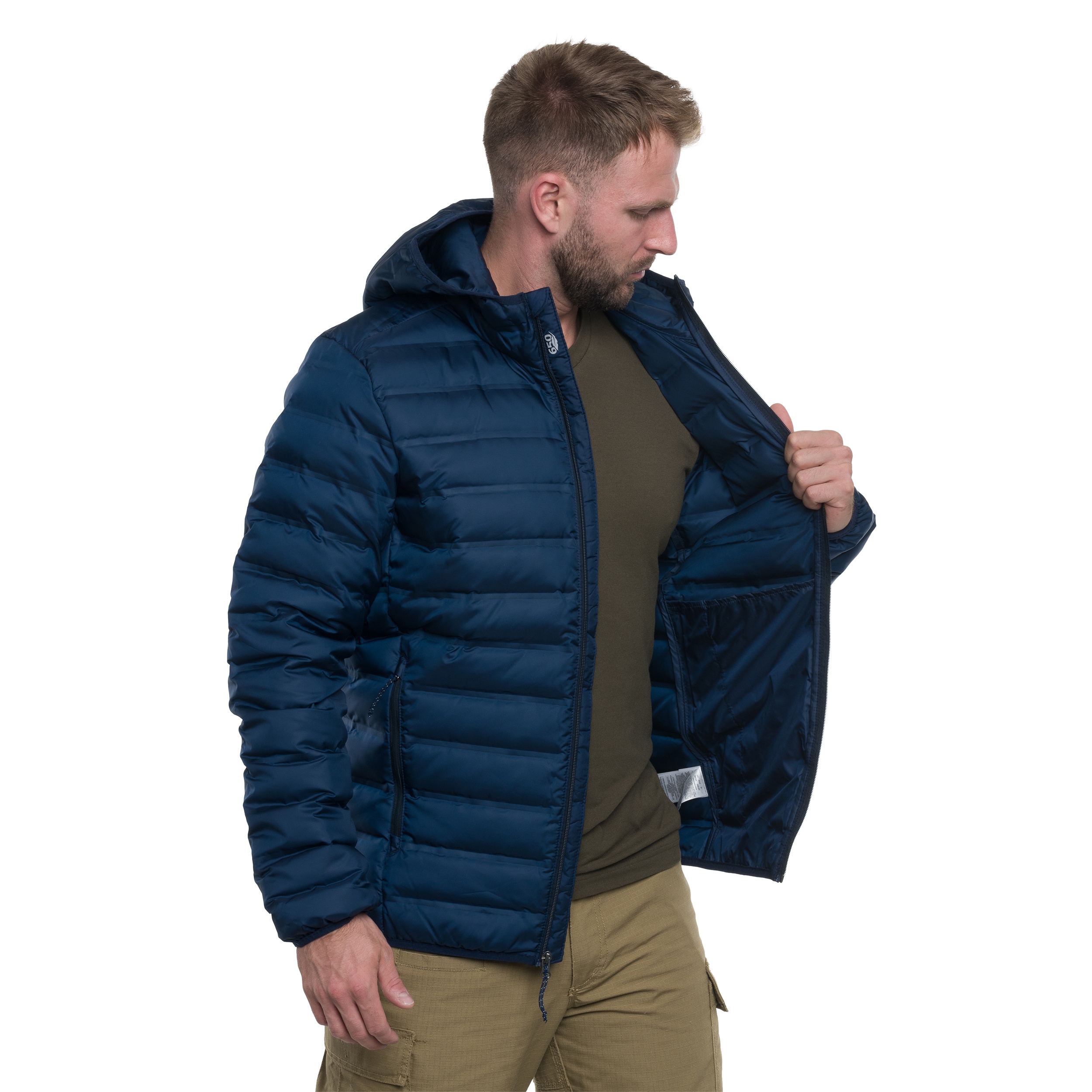 Kurtka Columbia Lake 22 II Down Hooded - Collegiate Navy
