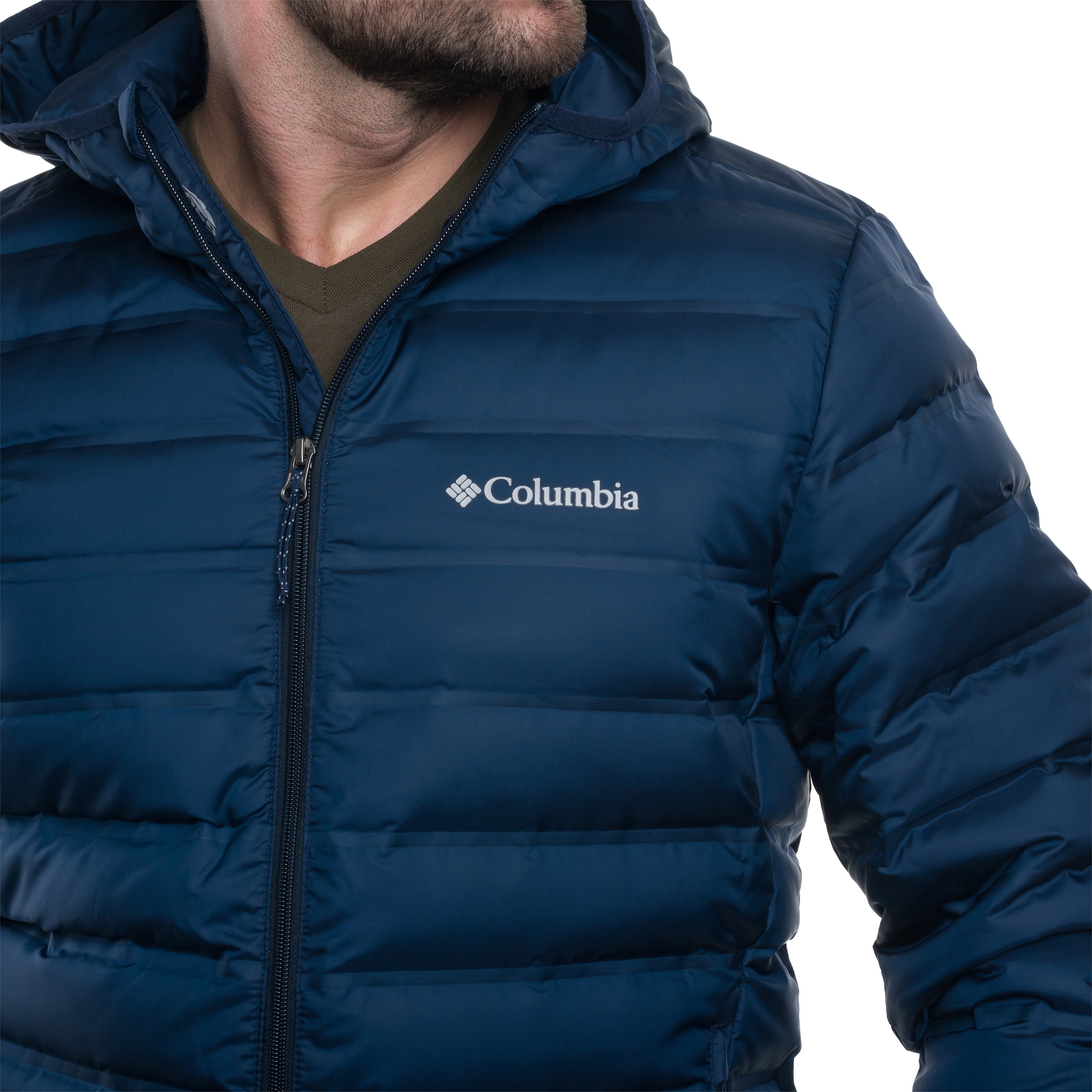 Kurtka Columbia Lake 22 II Down Hooded - Collegiate Navy