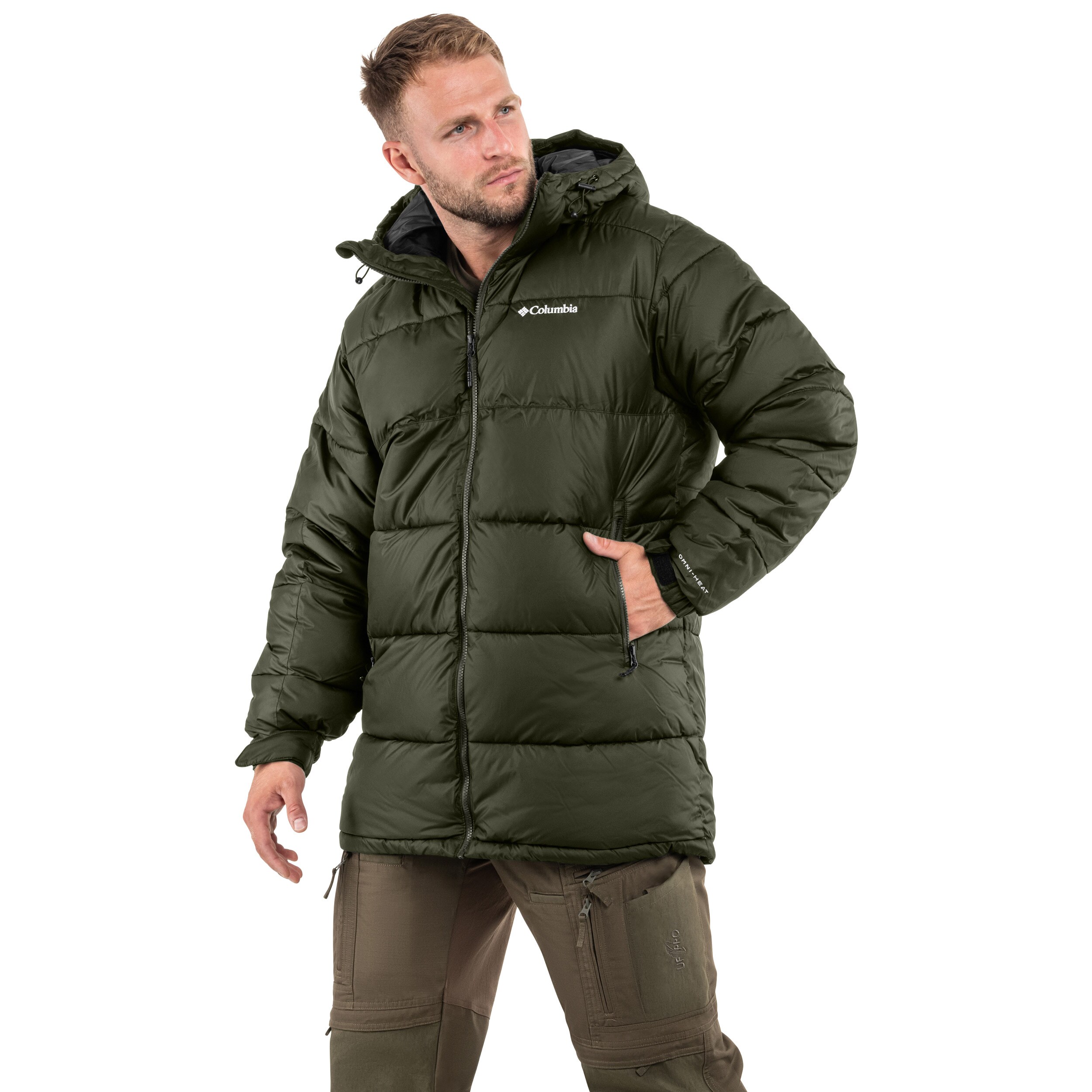Kurtka Columbia Pike Lake Parka - Greenscape