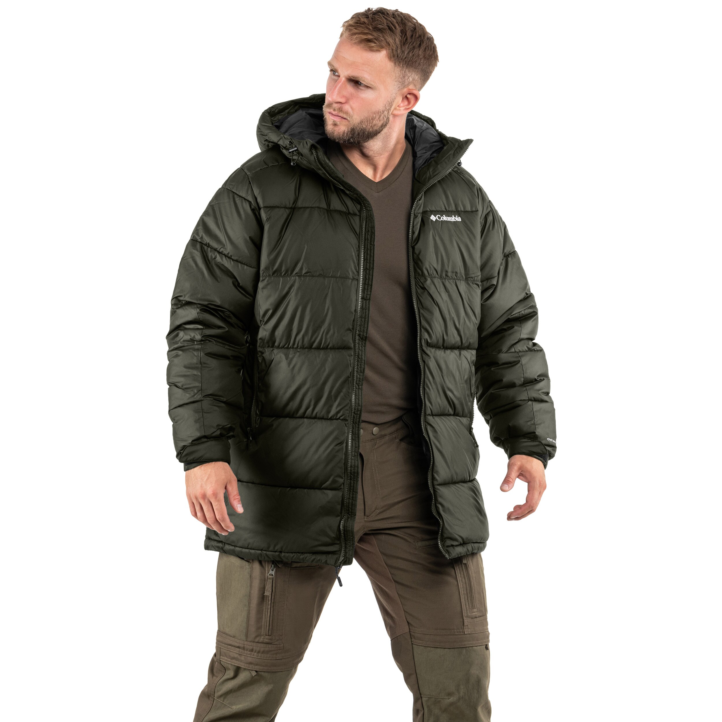 Kurtka Columbia Pike Lake Parka - Greenscape