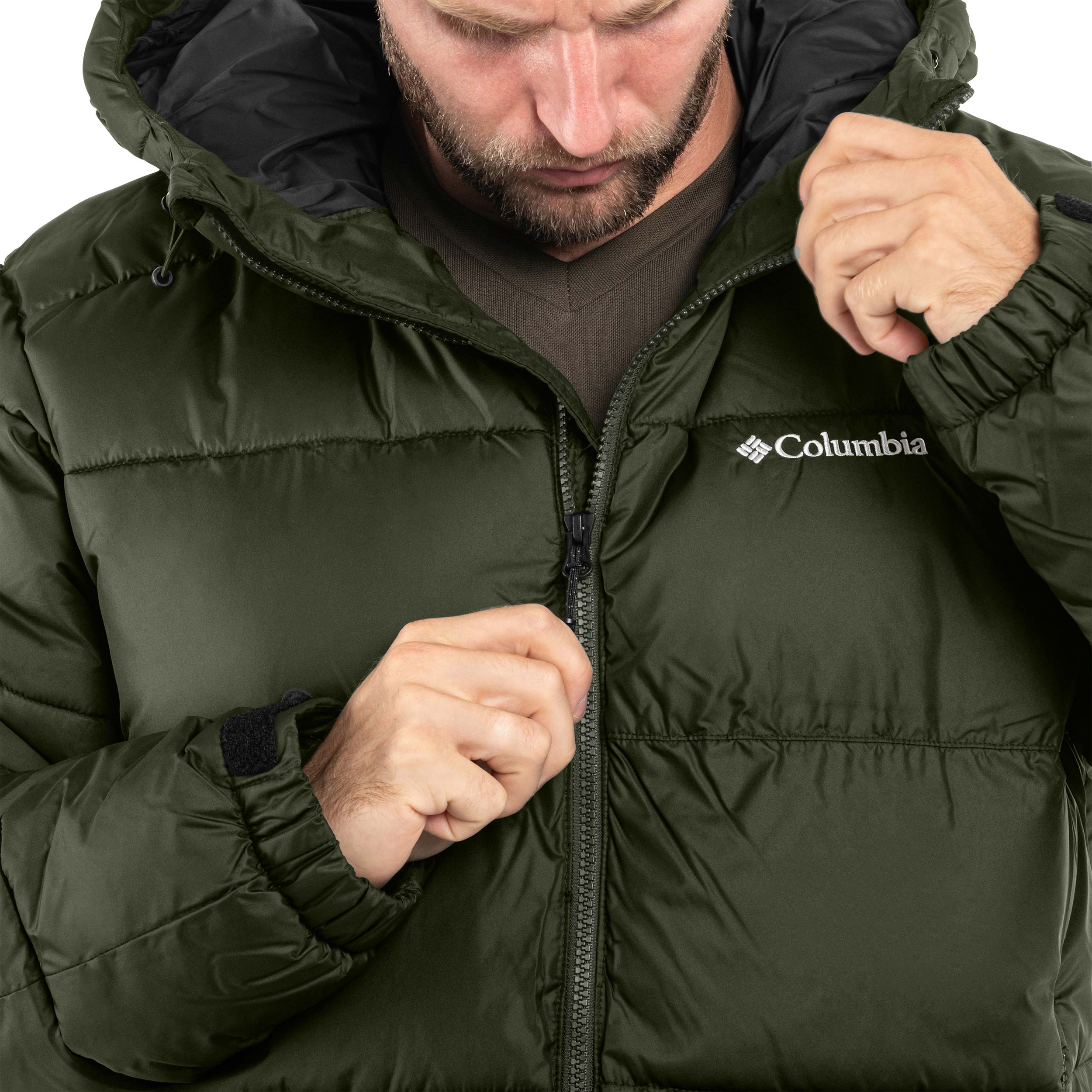 Kurtka Columbia Pike Lake Parka - Greenscape