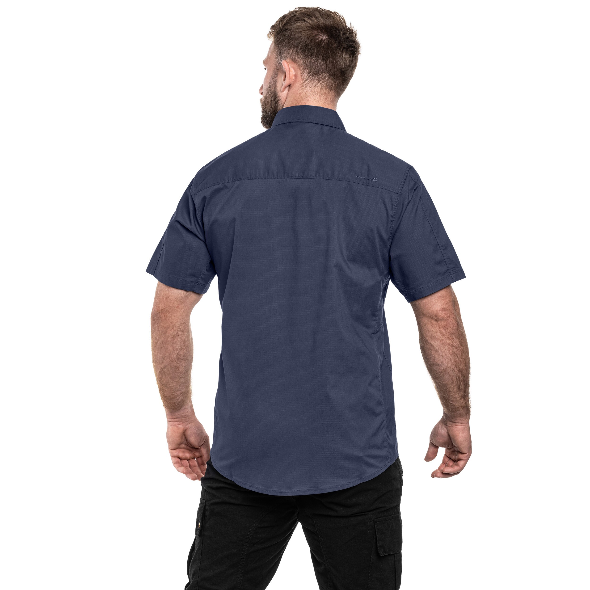 Koszula taktyczna Pentagon Plato Short Sleeve - Navy Blue