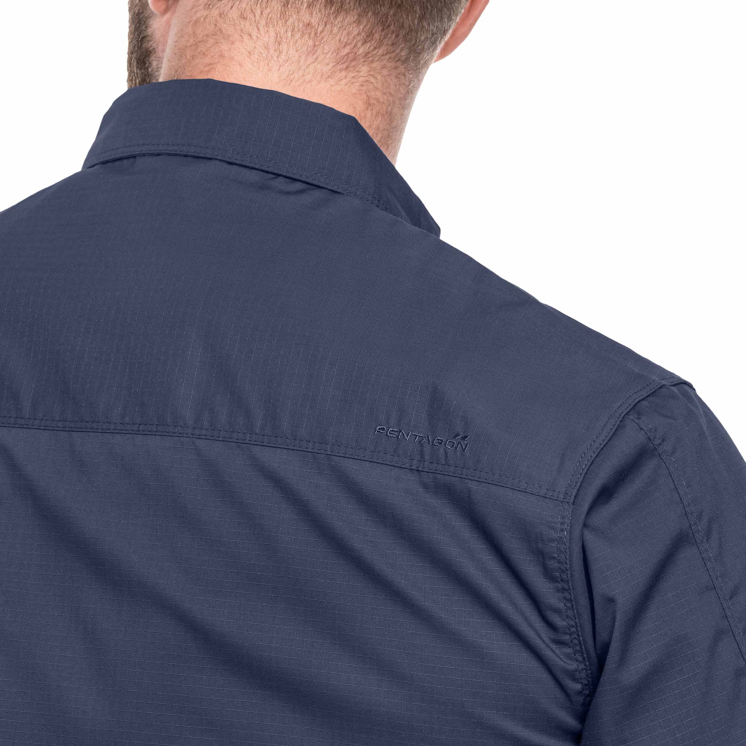 Koszula taktyczna Pentagon Plato Short Sleeve - Navy Blue