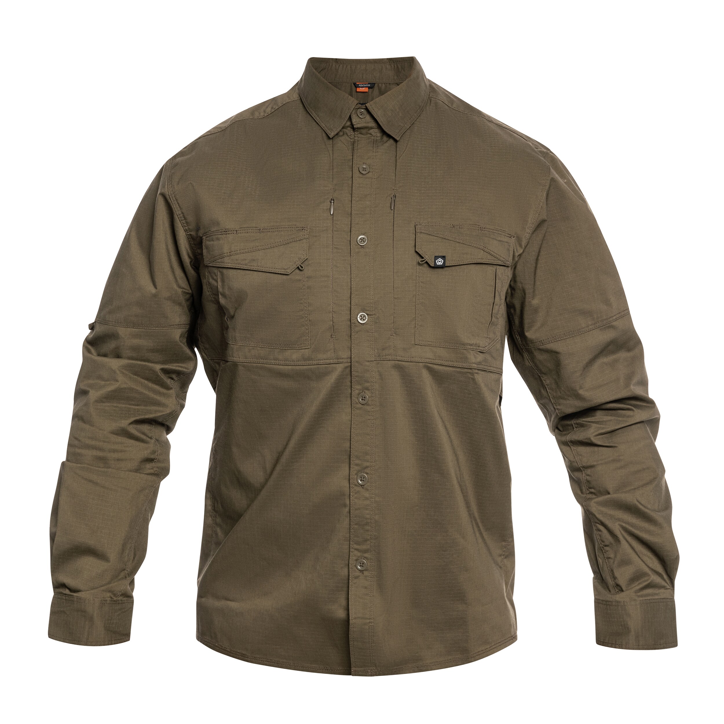 Koszula taktyczna Pentagon Plato Long Sleeve - Ranger Green