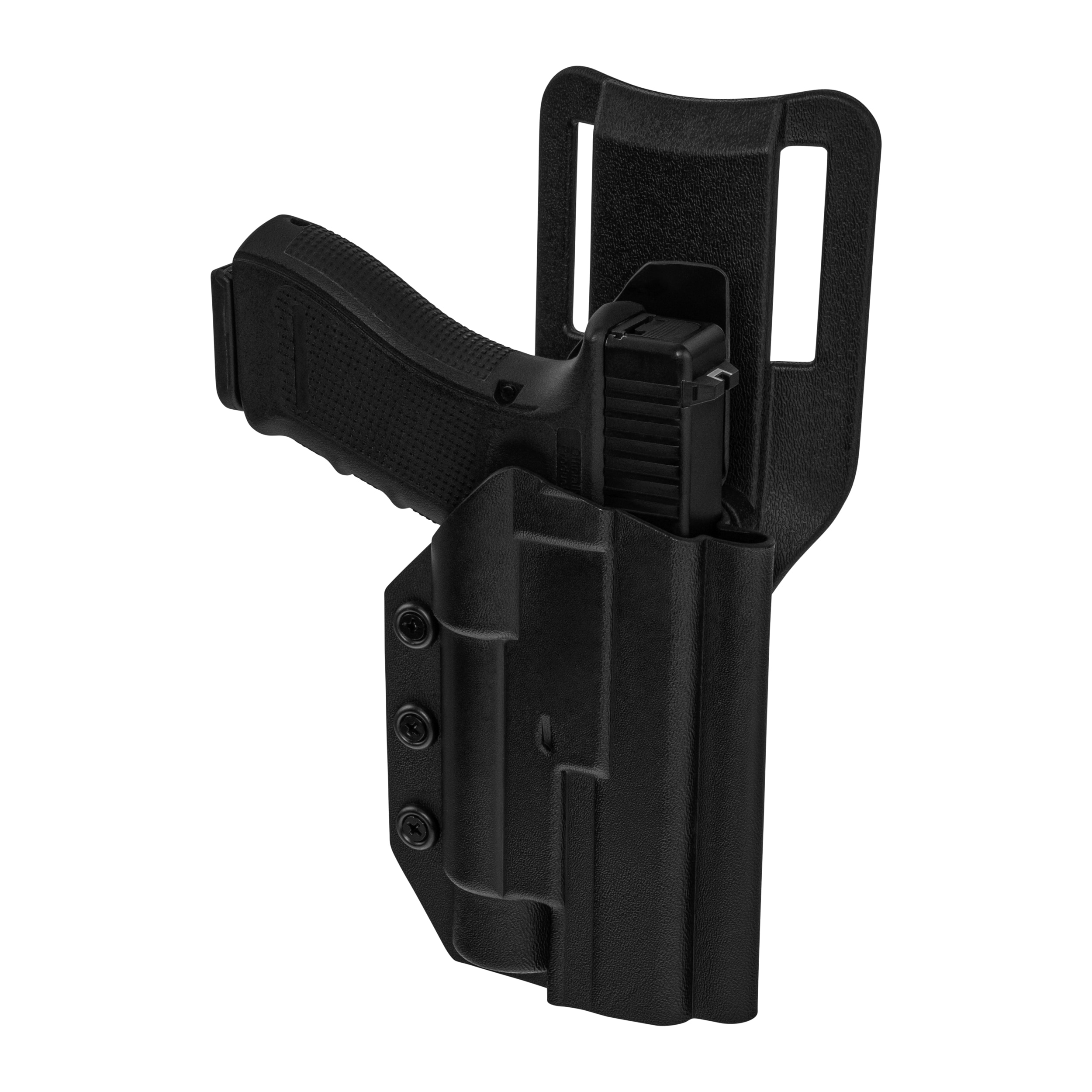 Kabura Doubletap Gear Kydex OWB Strighter Holster do pistoletów Glock 17 z latarką Streamlight TLR1 - Black