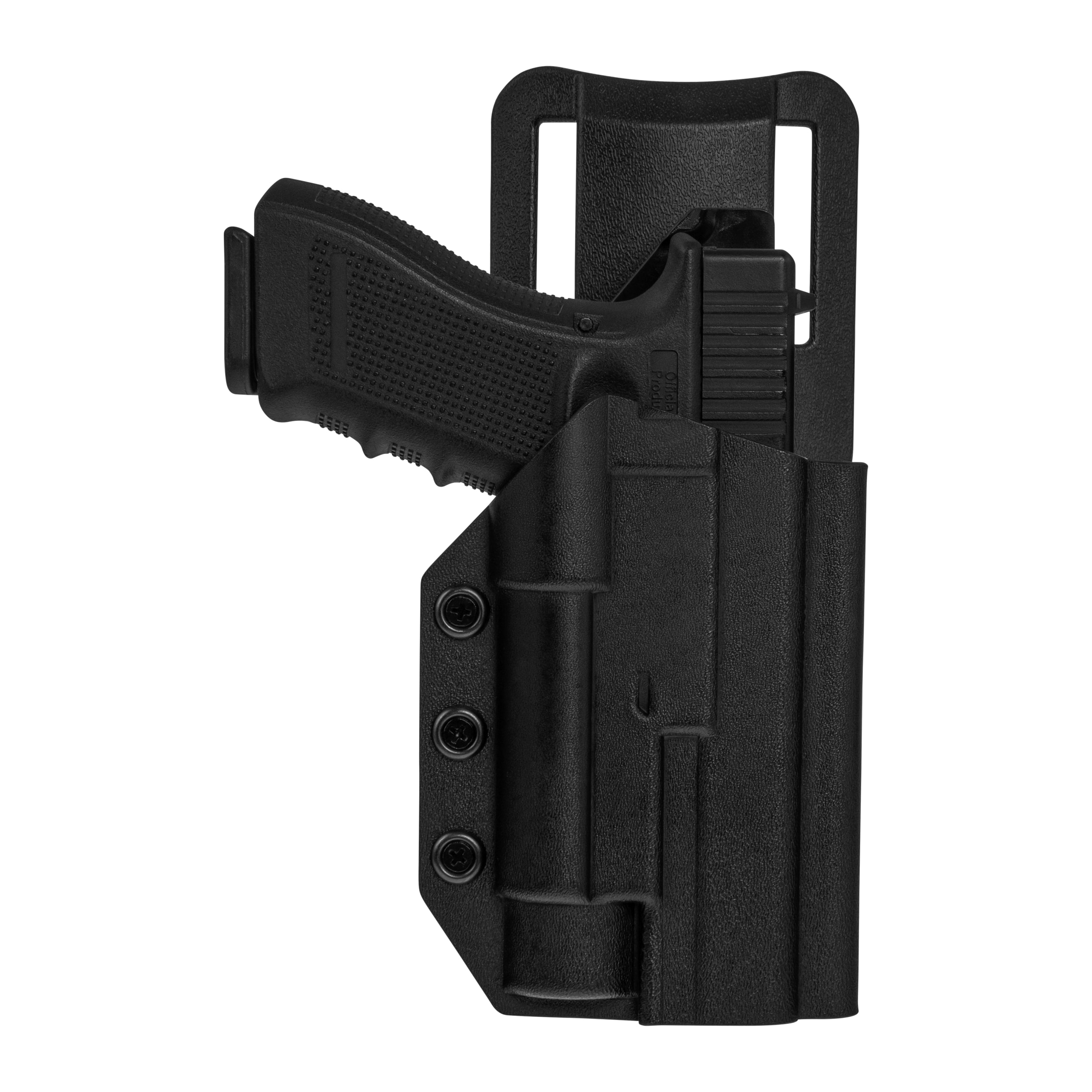 Kabura Doubletap Gear Kydex OWB Strighter Holster do pistoletów Glock 17 z latarką Streamlight TLR1 - Black