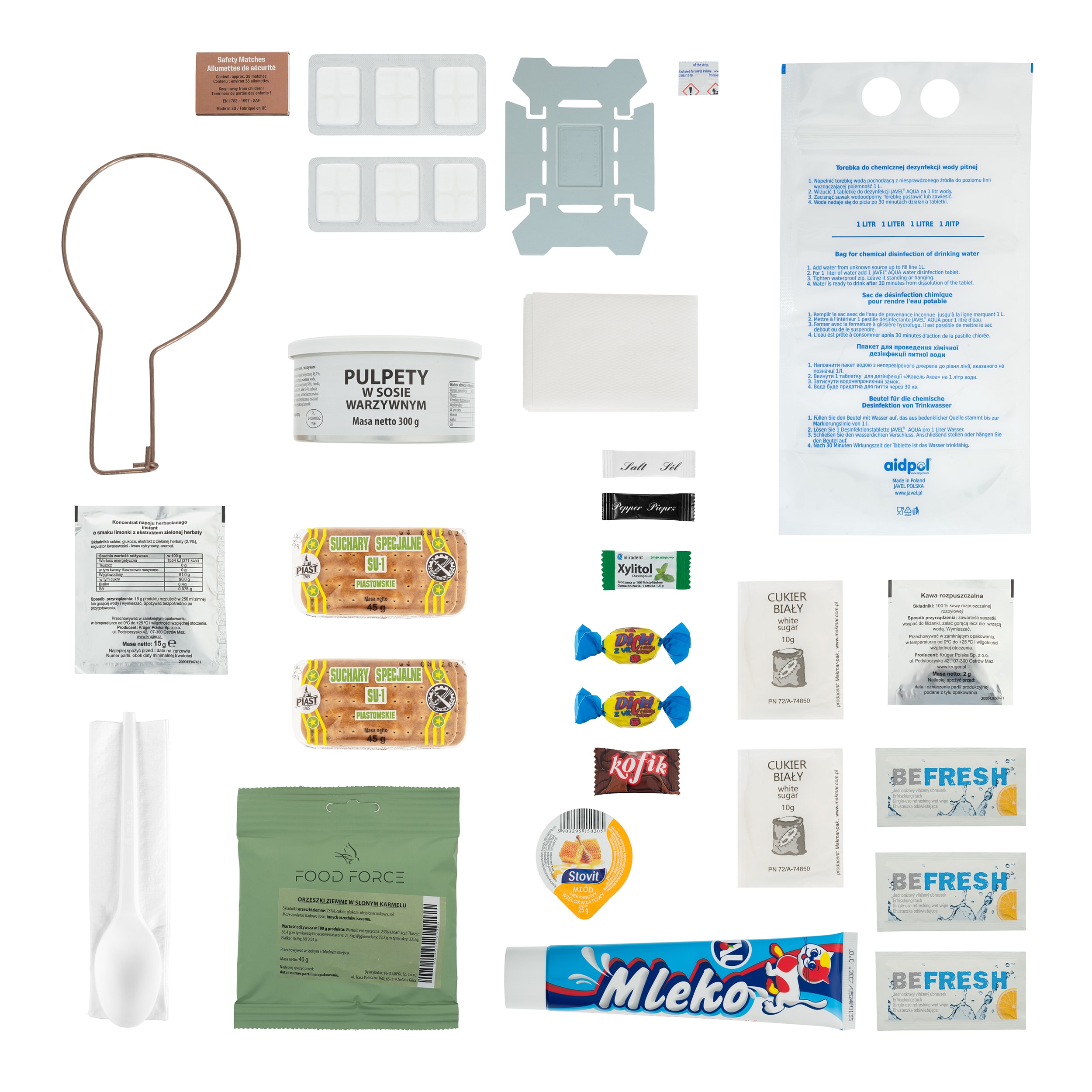 Racja żywnościowa Arpol Wojskowa W2 - pulpety w sosie warzywnym 300 g