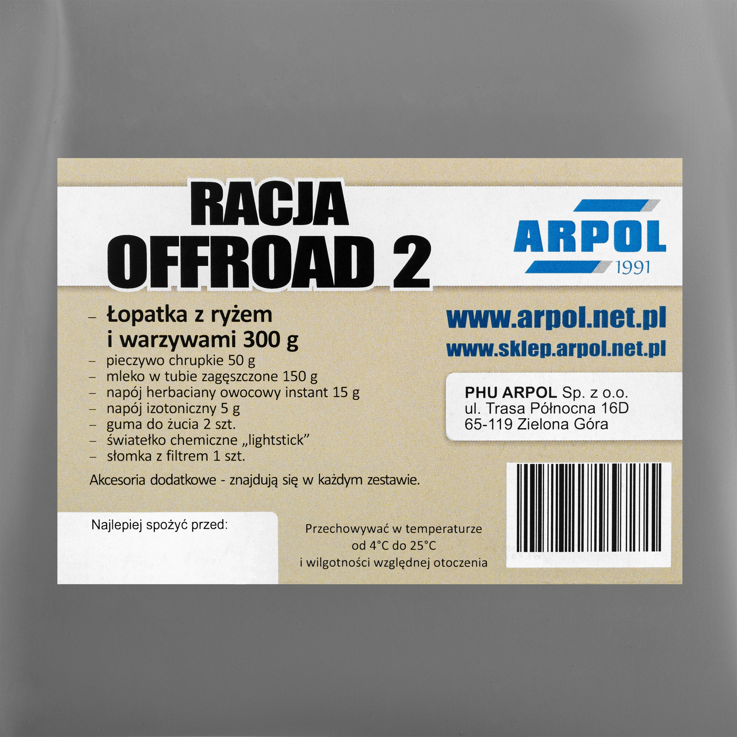 Racja żywnościowa Arpol Offroad 2