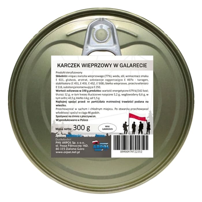 Żywność konserwowana Arpol - Karczek wieprzowy 300 g