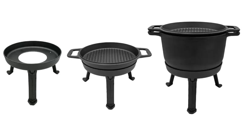 Kociołek żeliwny Meyerhoff 3w1 - 8 l