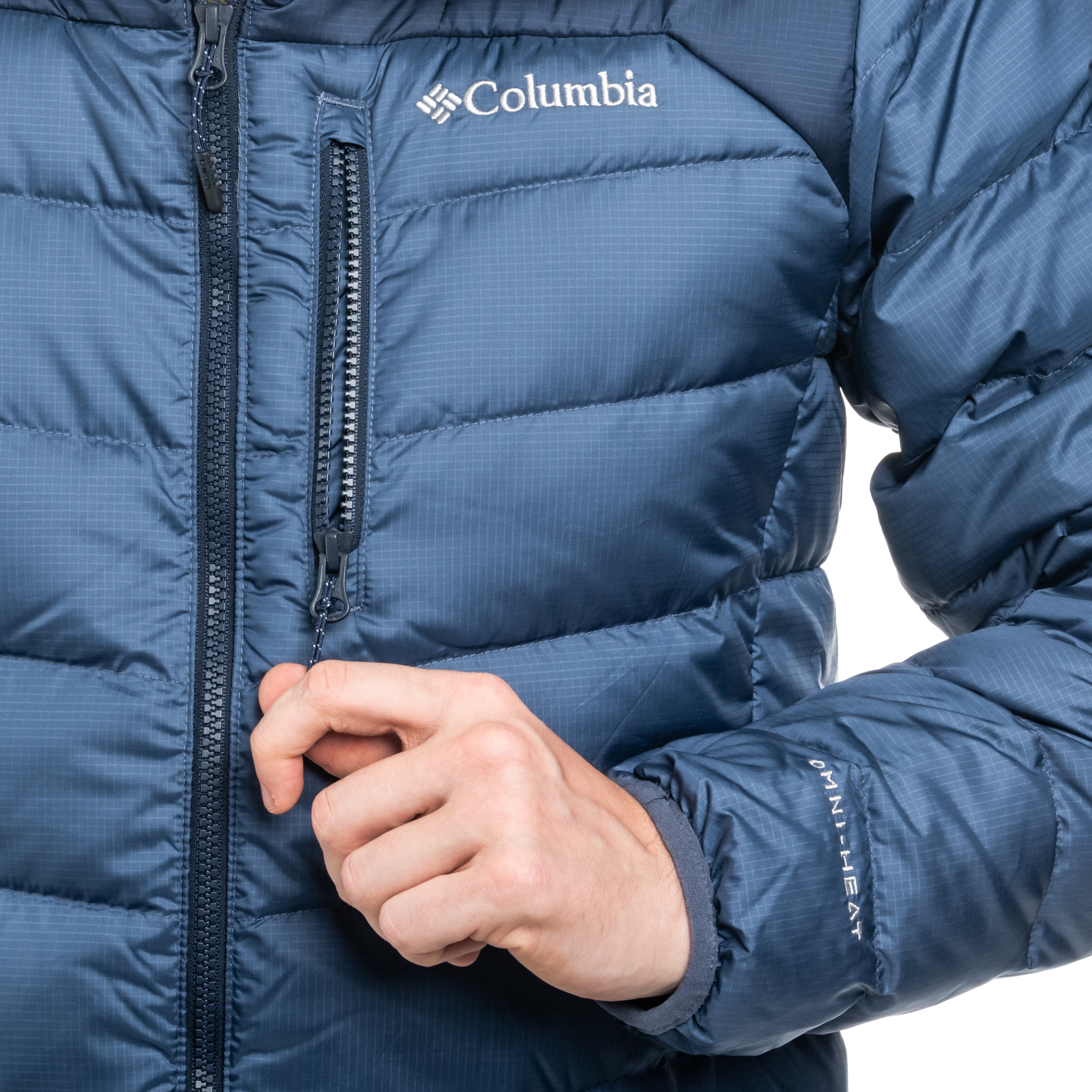 Kurtka Columbia Autumn Park II Down Hooded Jacket - Dark Mountain