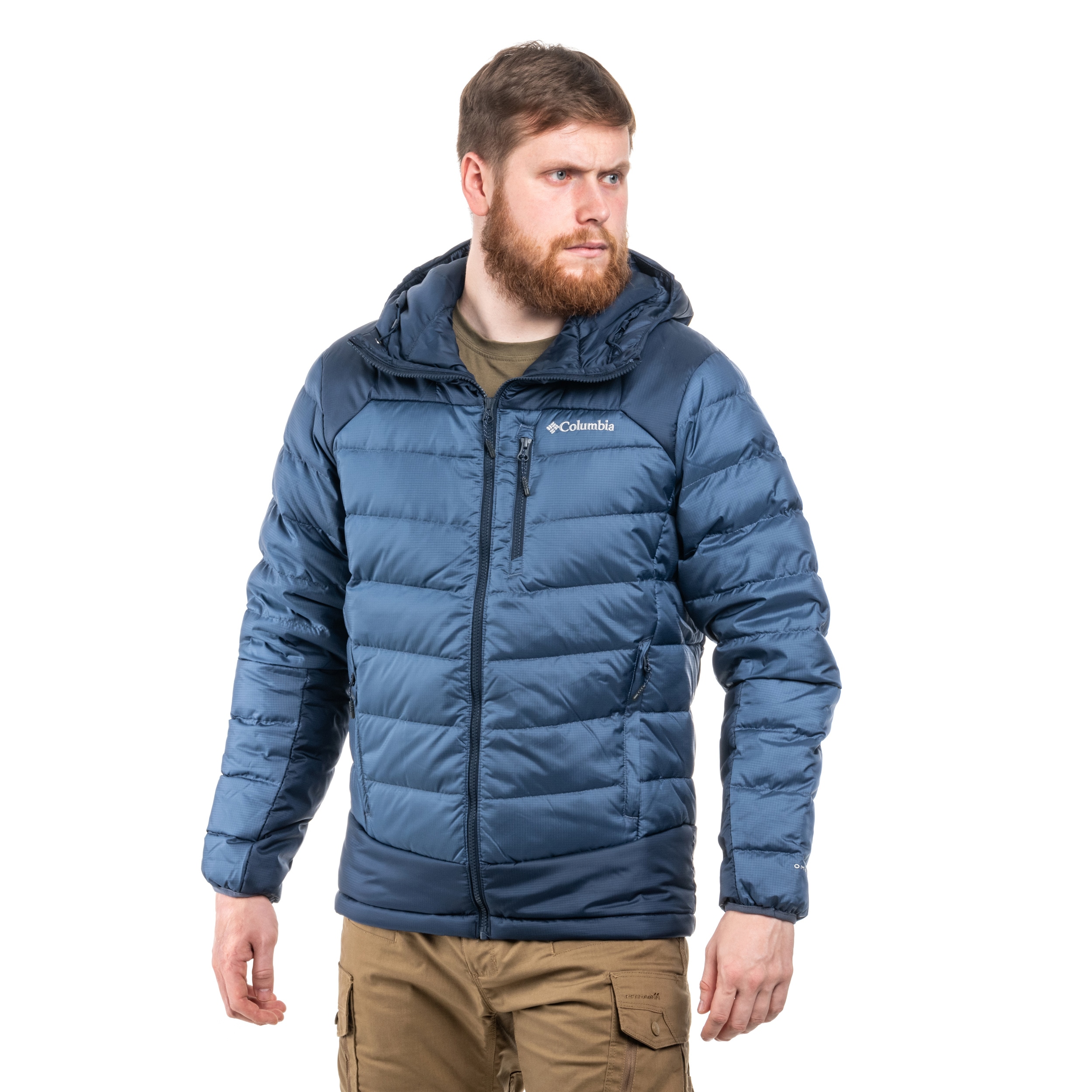 Kurtka Columbia Autumn Park II Down Hooded Jacket - Dark Mountain
