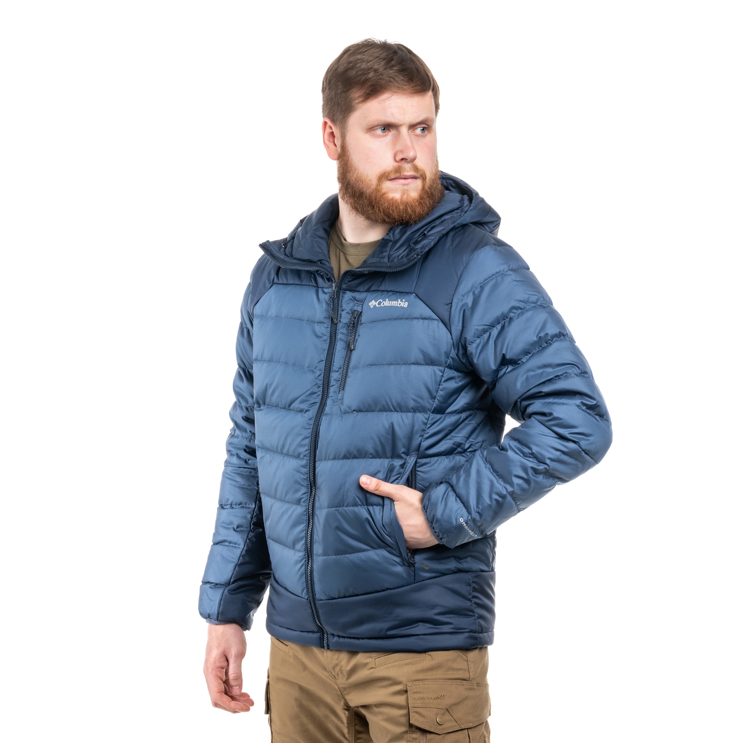 Kurtka Columbia Autumn Park II Down Hooded Jacket - Dark Mountain