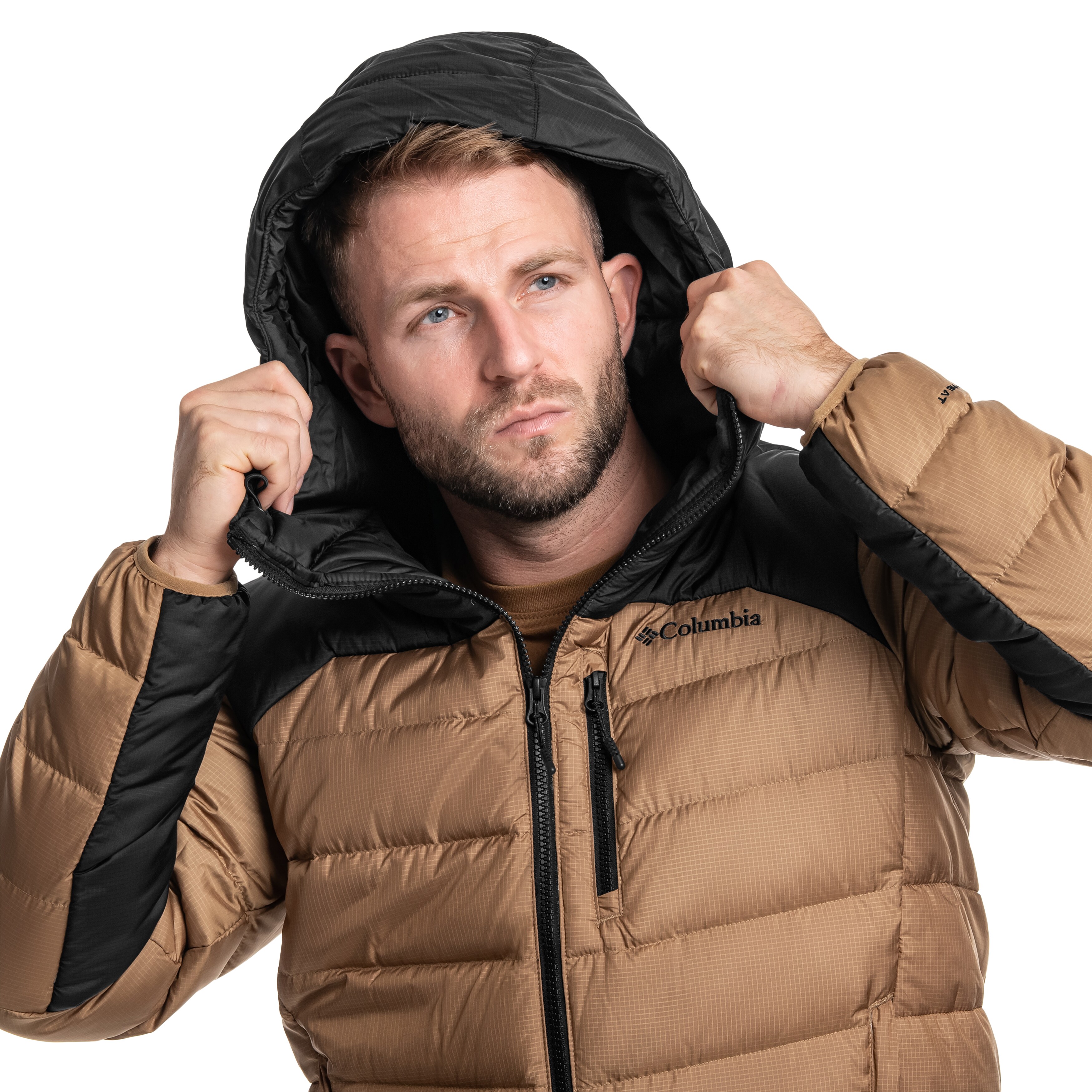 Kurtka Columbia Autumn Park II Down Hooded Jacket - Delta/Black