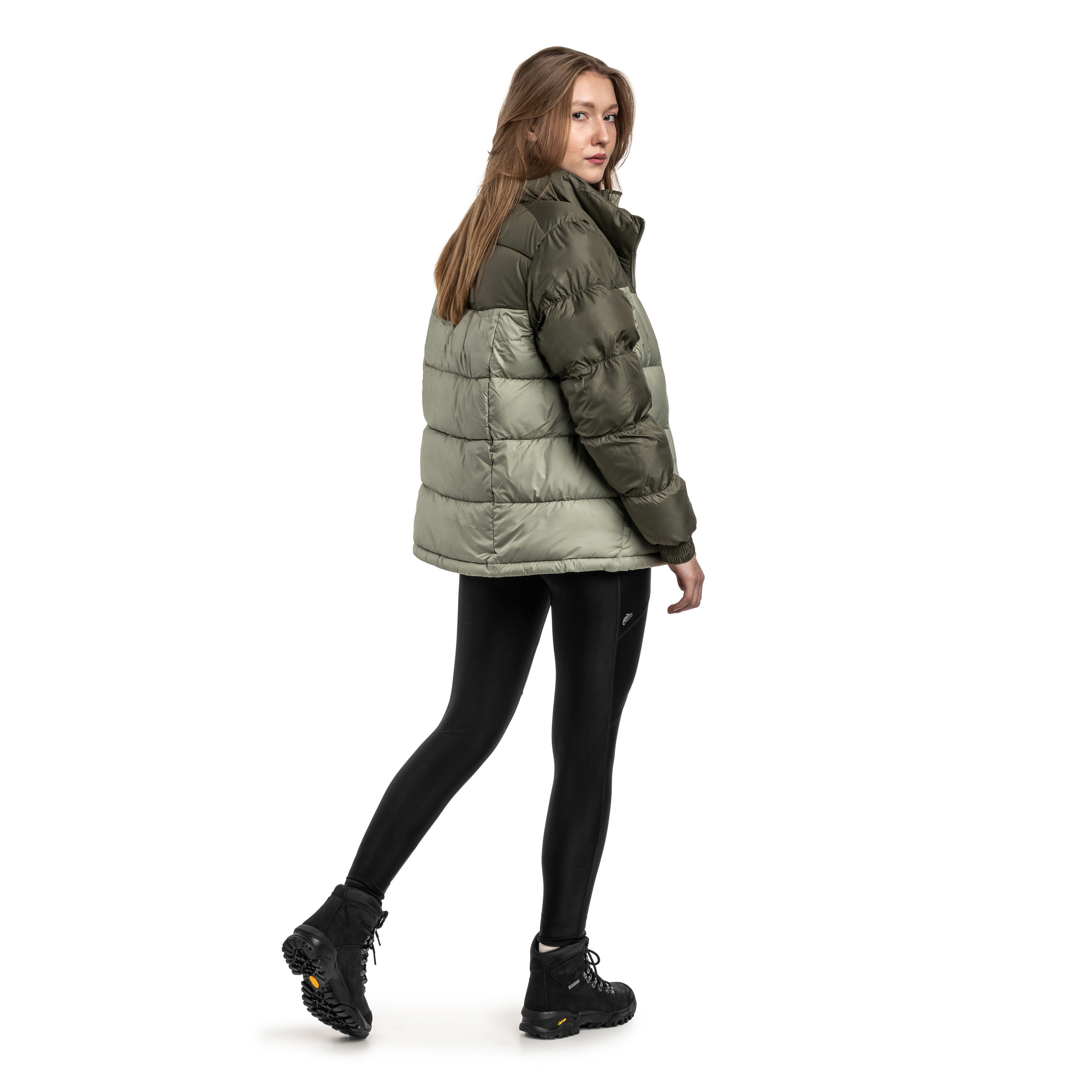 Kurtka damska Columbia Pike Lake - Stone Green / Safari