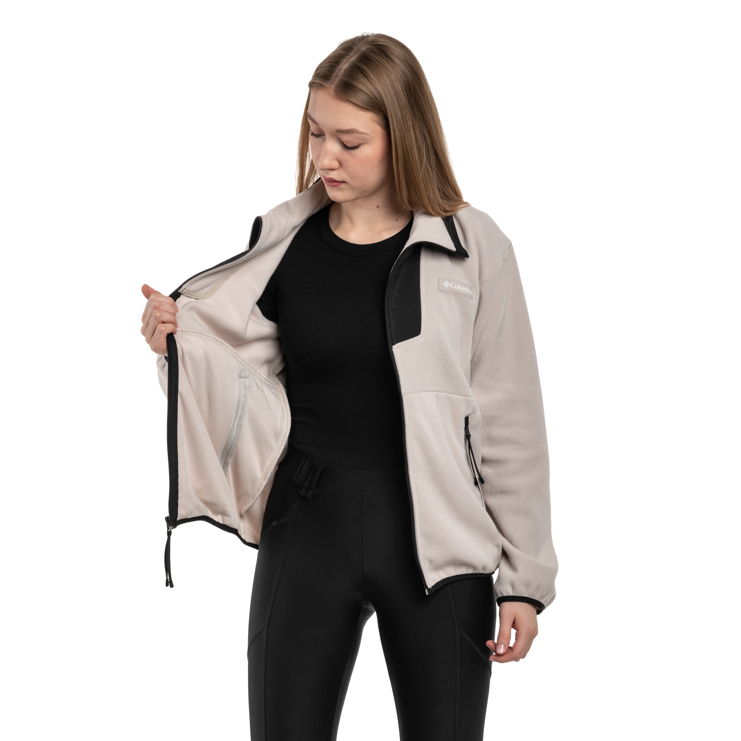 Polar damski Columbia Sequoia Grove - Dark Stone / Black
