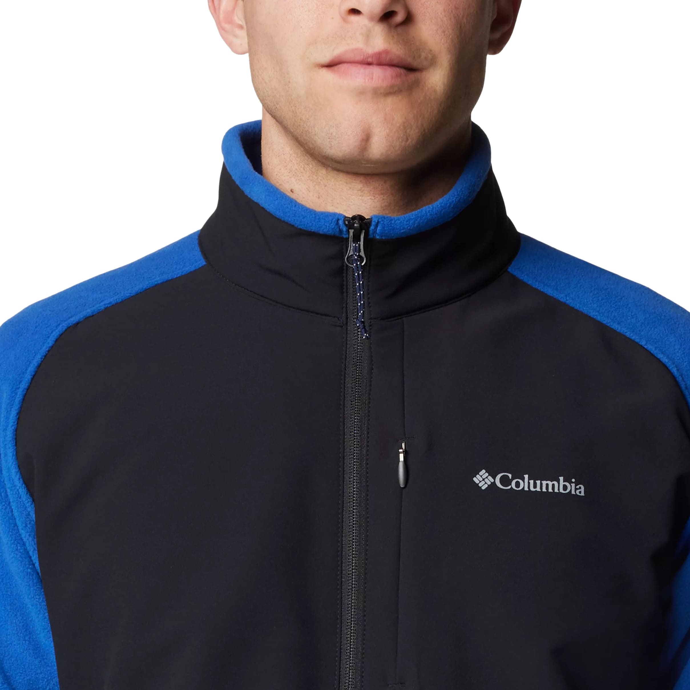 Polar Columbia Sage Peak Fleece - Mountain Blue/Black