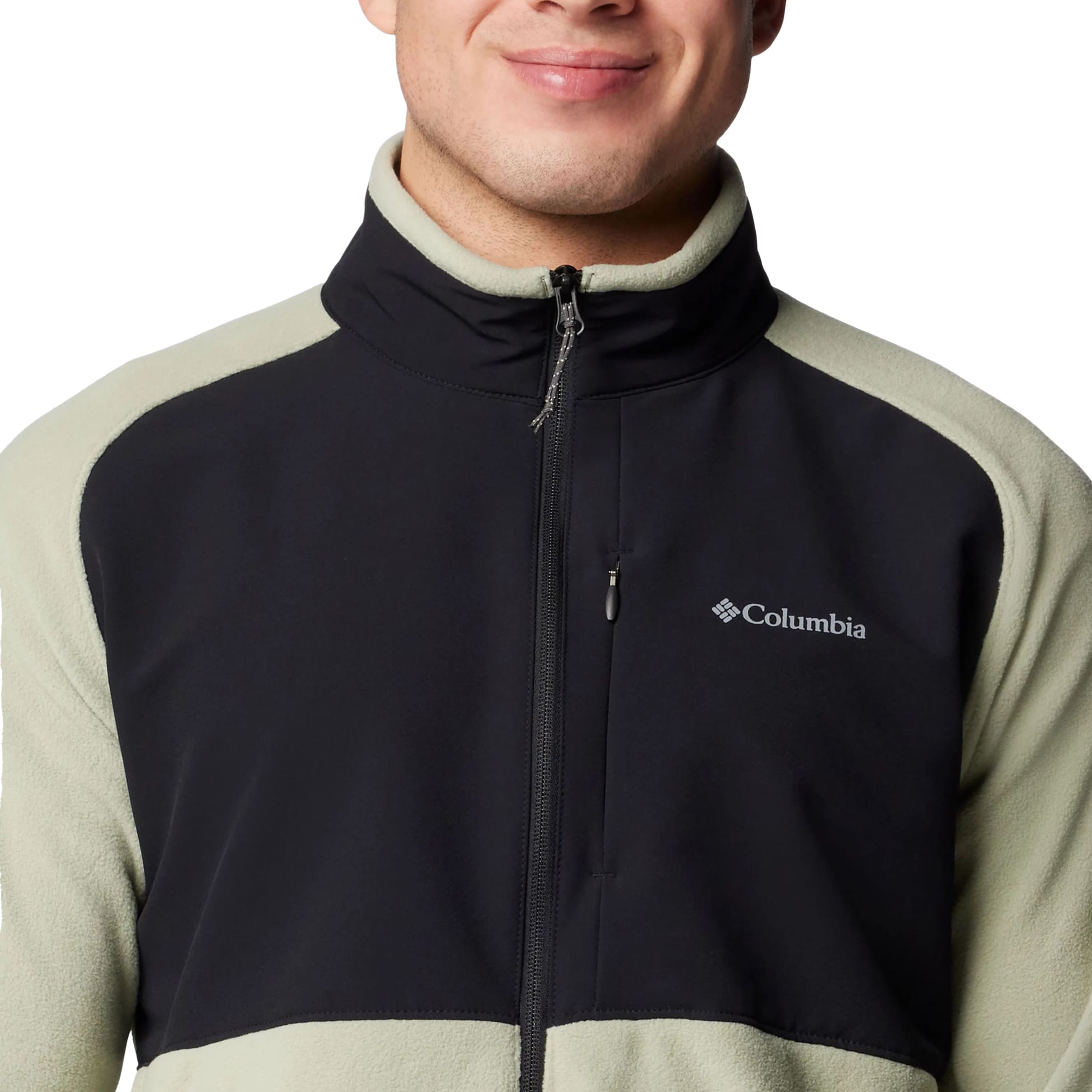 Polar Columbia Sage Peak Fleece - Safari/Black