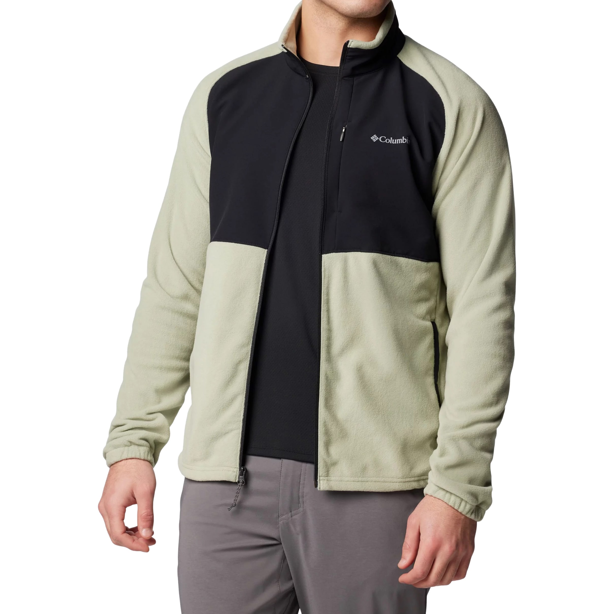 Polar Columbia Sage Peak Fleece - Safari/Black