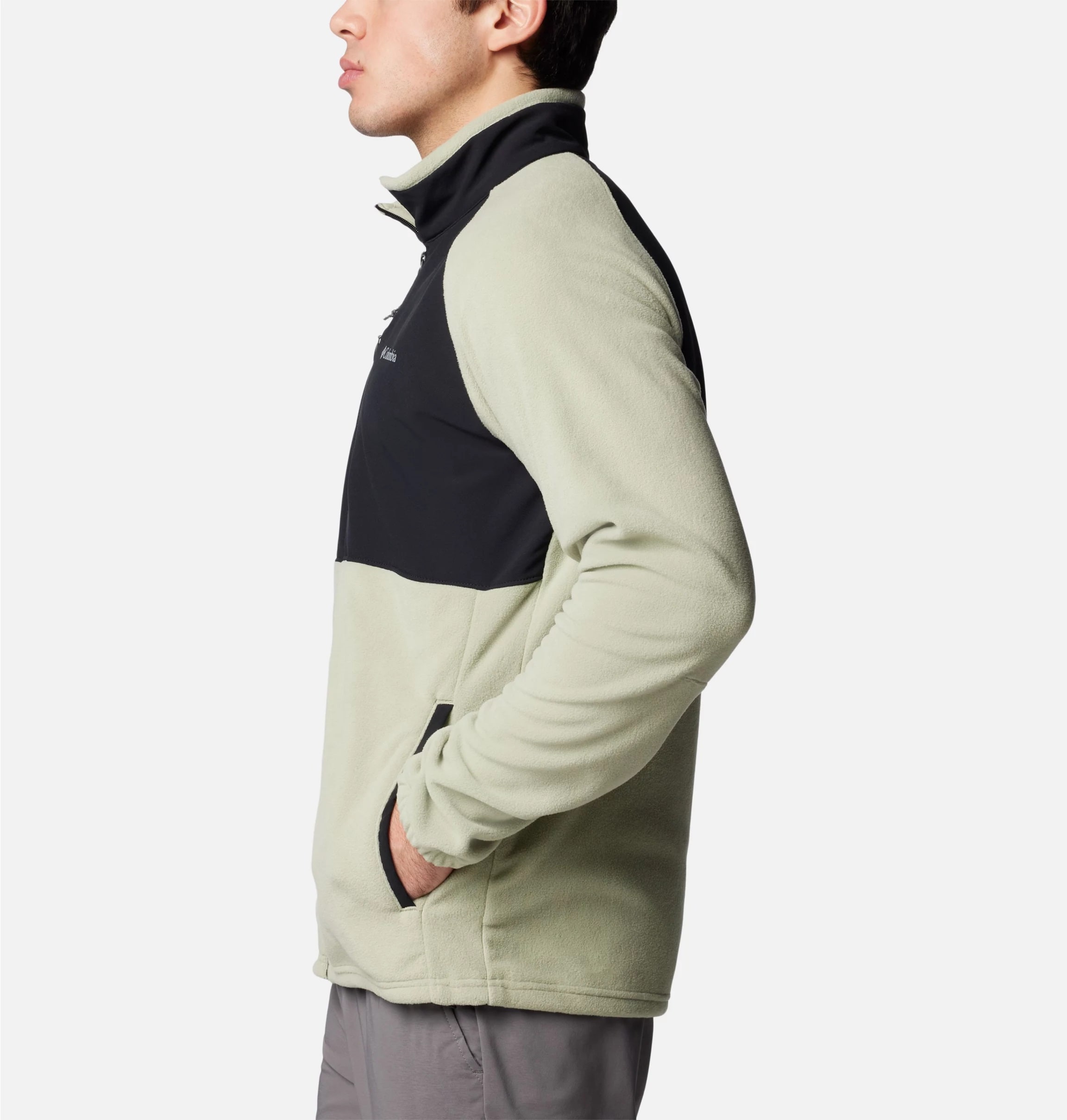 Polar Columbia Sage Peak Fleece - Safari/Black