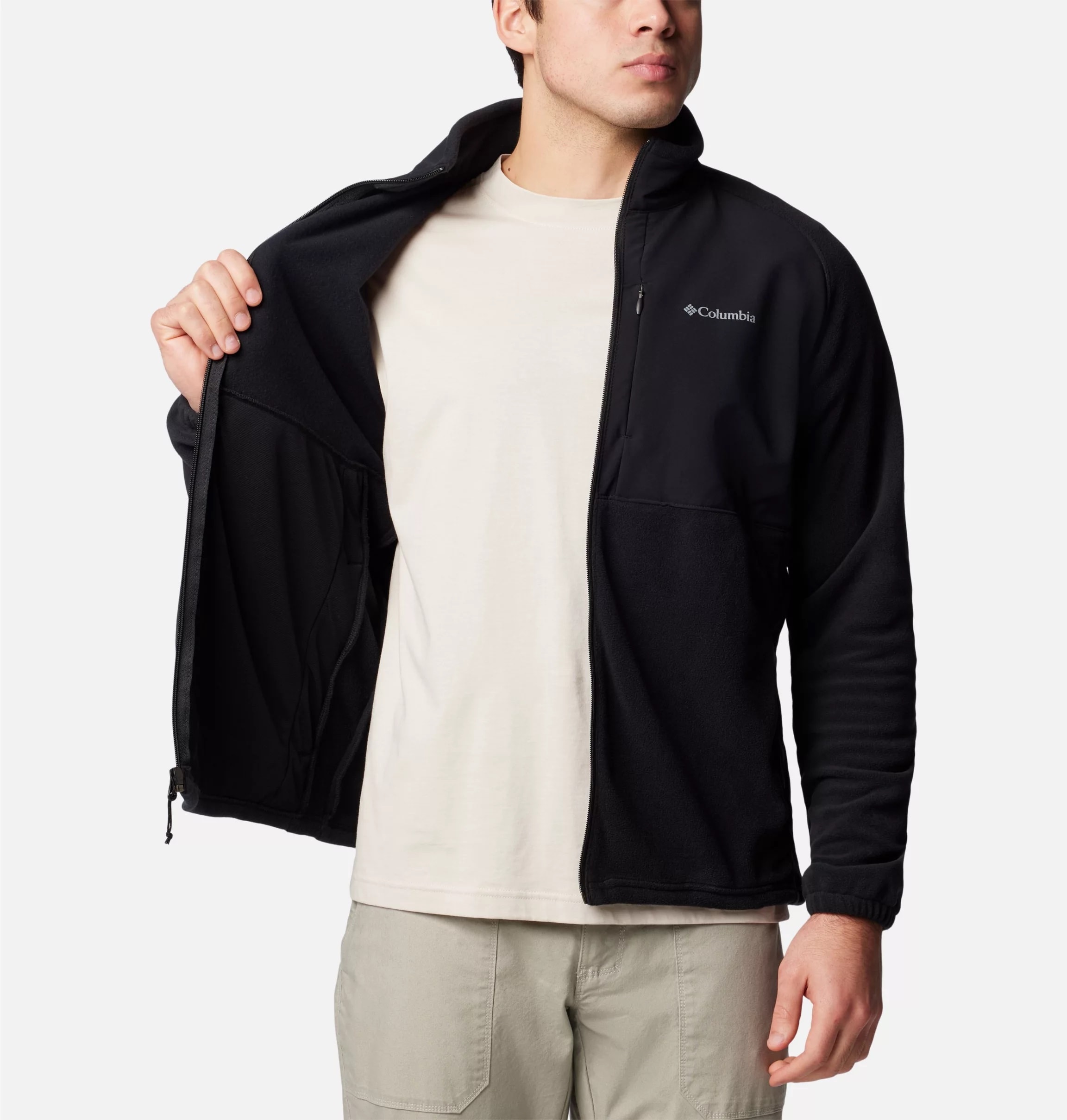 Polar Columbia Sage Peak Fleece - Black
