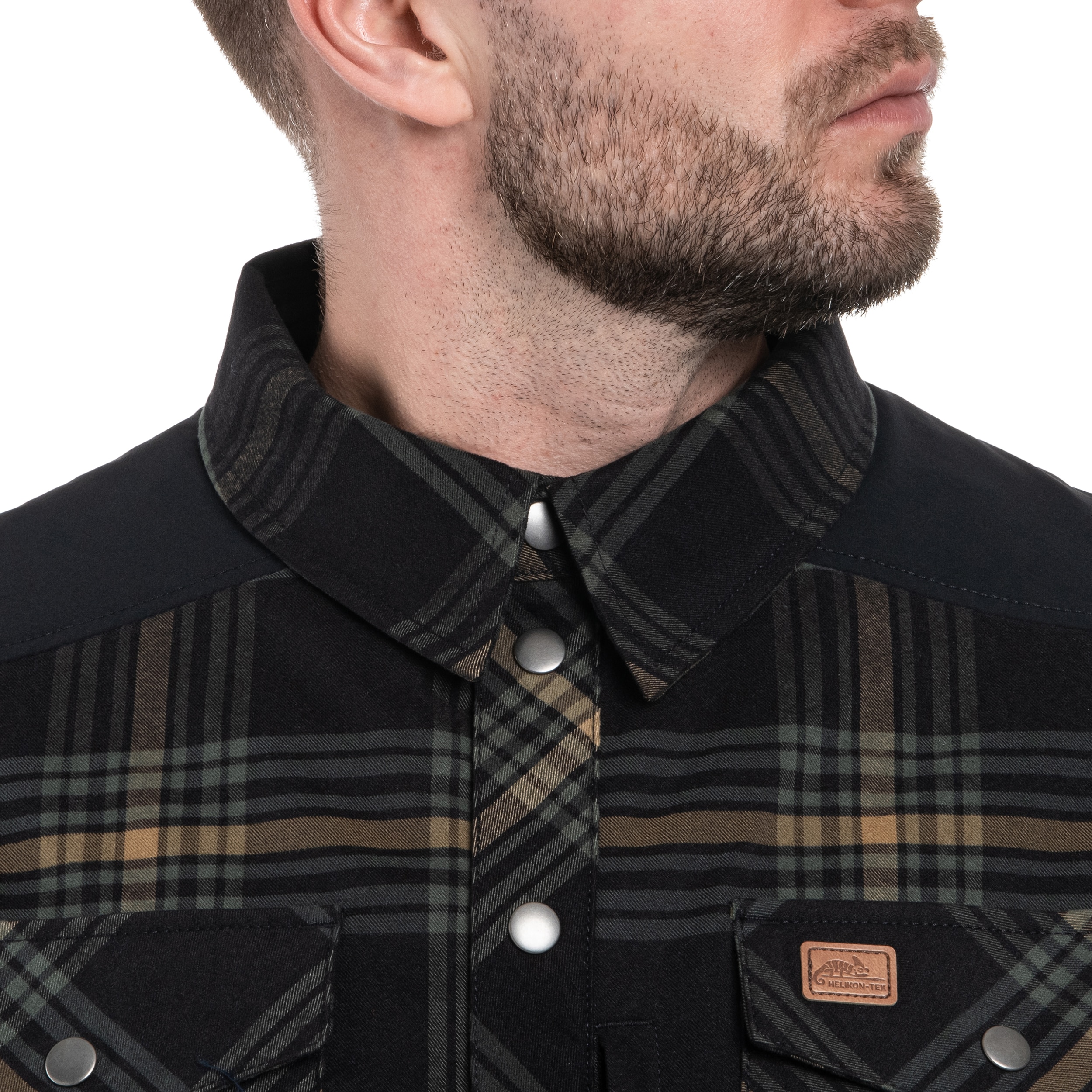 Koszula Helikon-Tex Winter Warden Long Sleeve - Slate Moorland Plaid