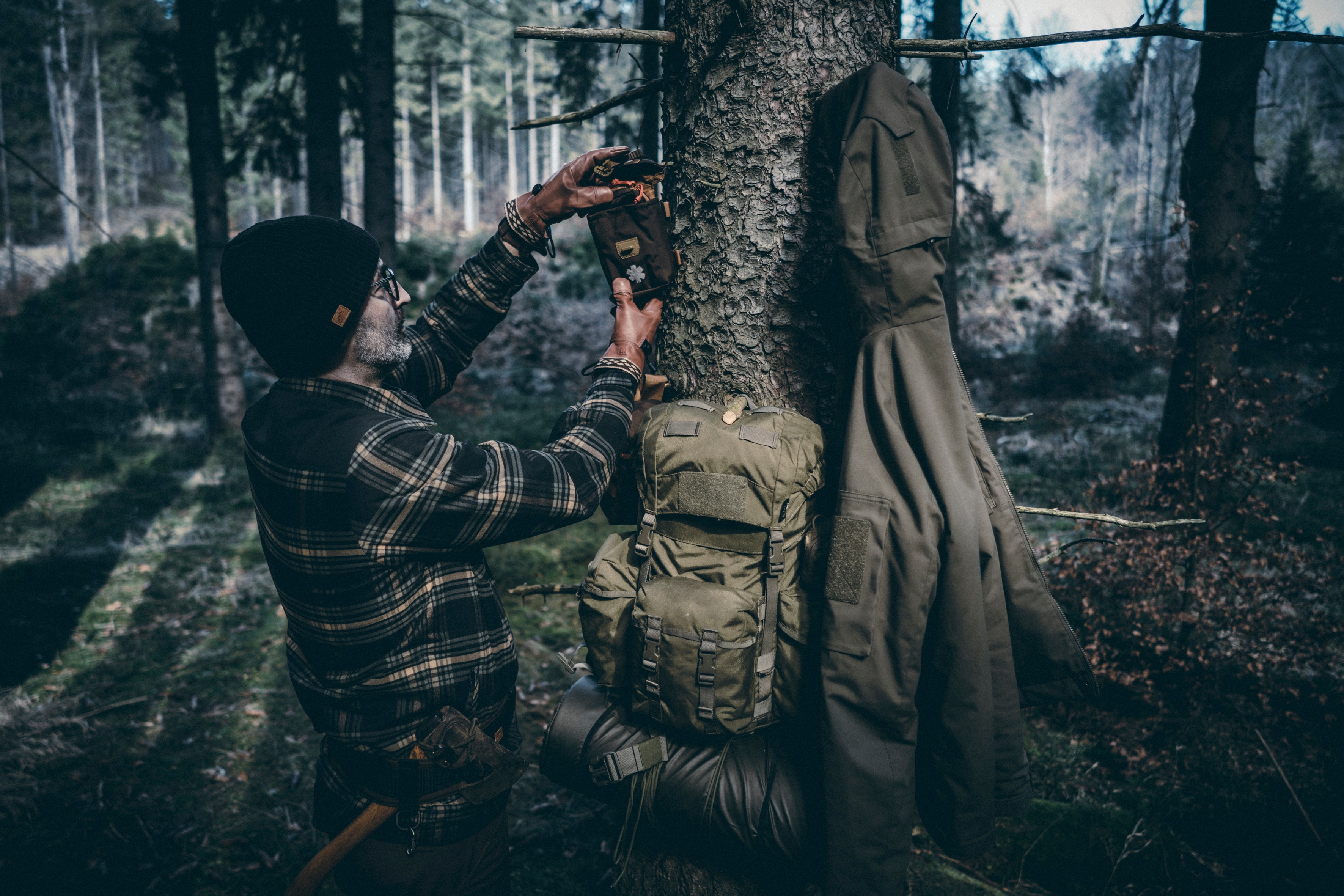 Сорочка Helikon-Tex Winter Warden Long Sleeve - Slate Moorland Plaid