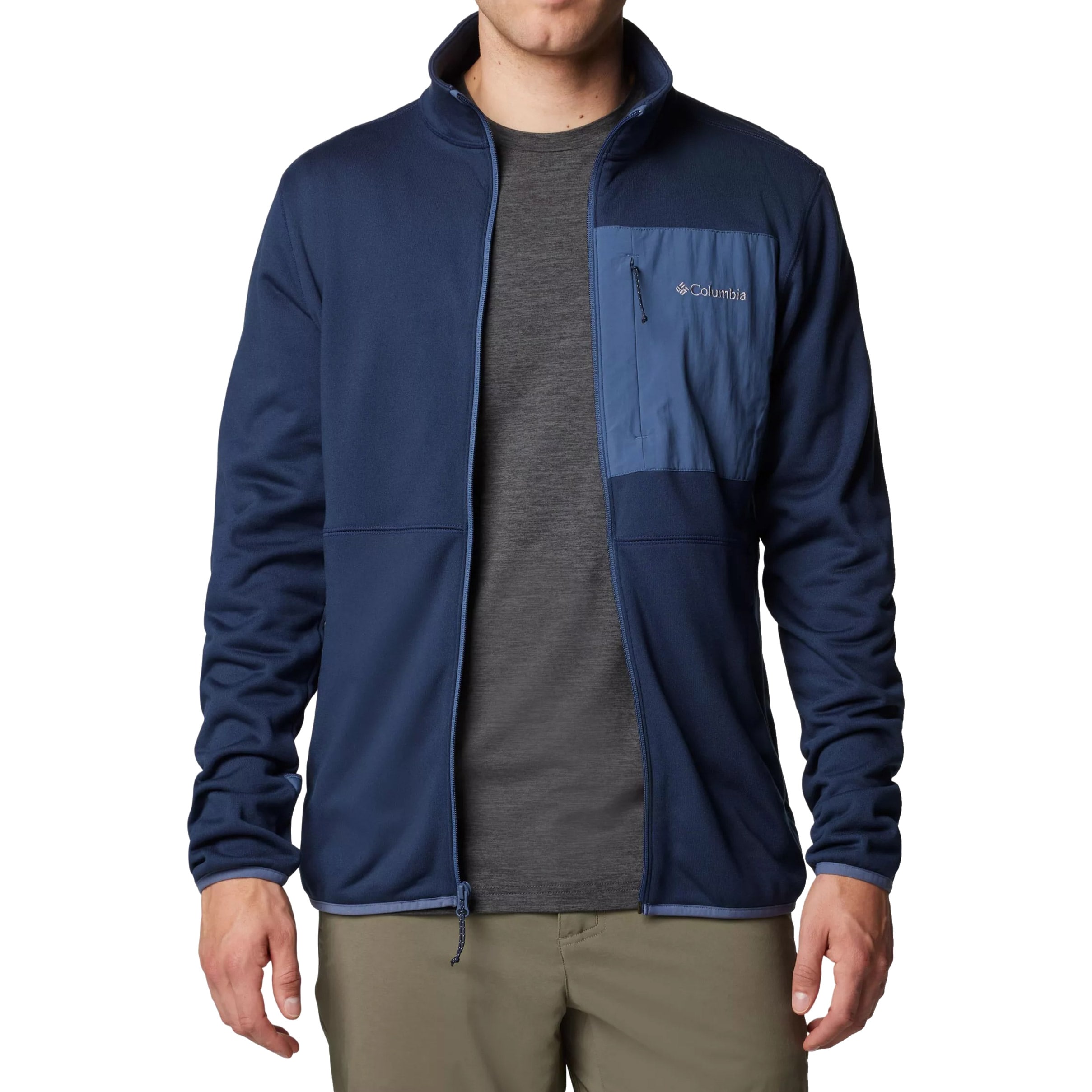 Polar Columbia Hike II Technical Fleece - Collegiate Navy/Dark Mountain