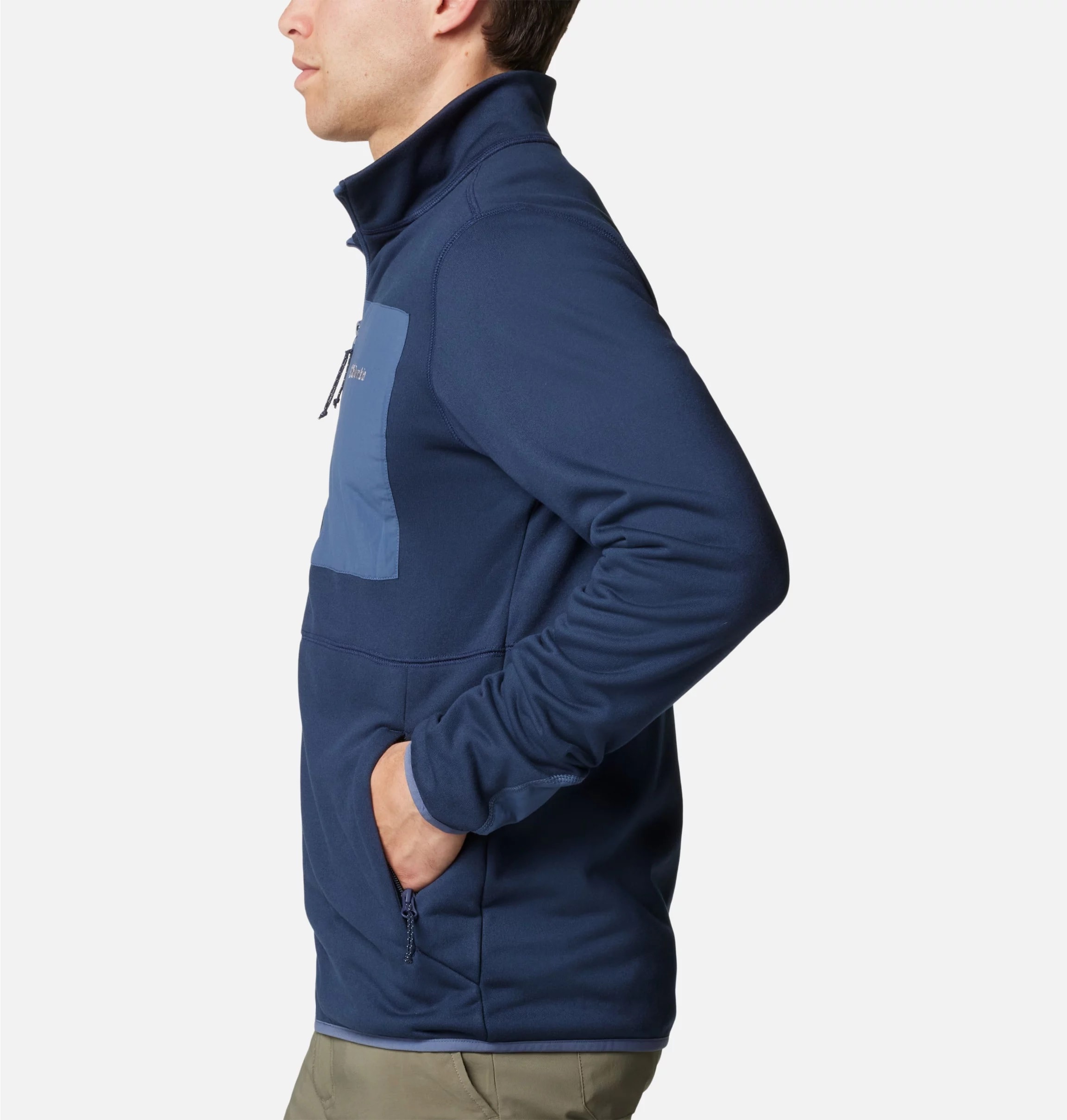 Polar Columbia Hike II Technical Fleece - Collegiate Navy/Dark Mountain