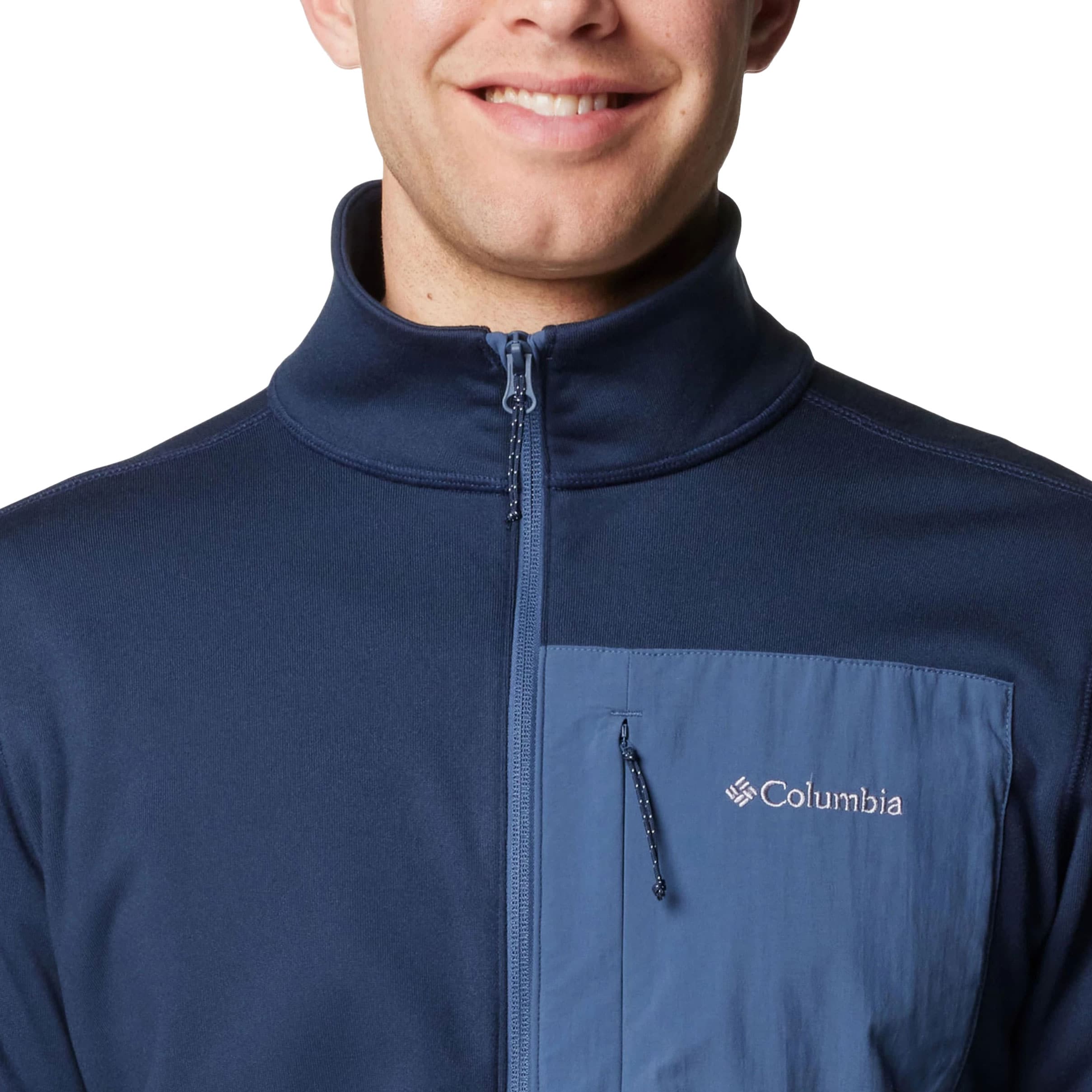 Polar Columbia Hike II Technical Fleece - Collegiate Navy/Dark Mountain