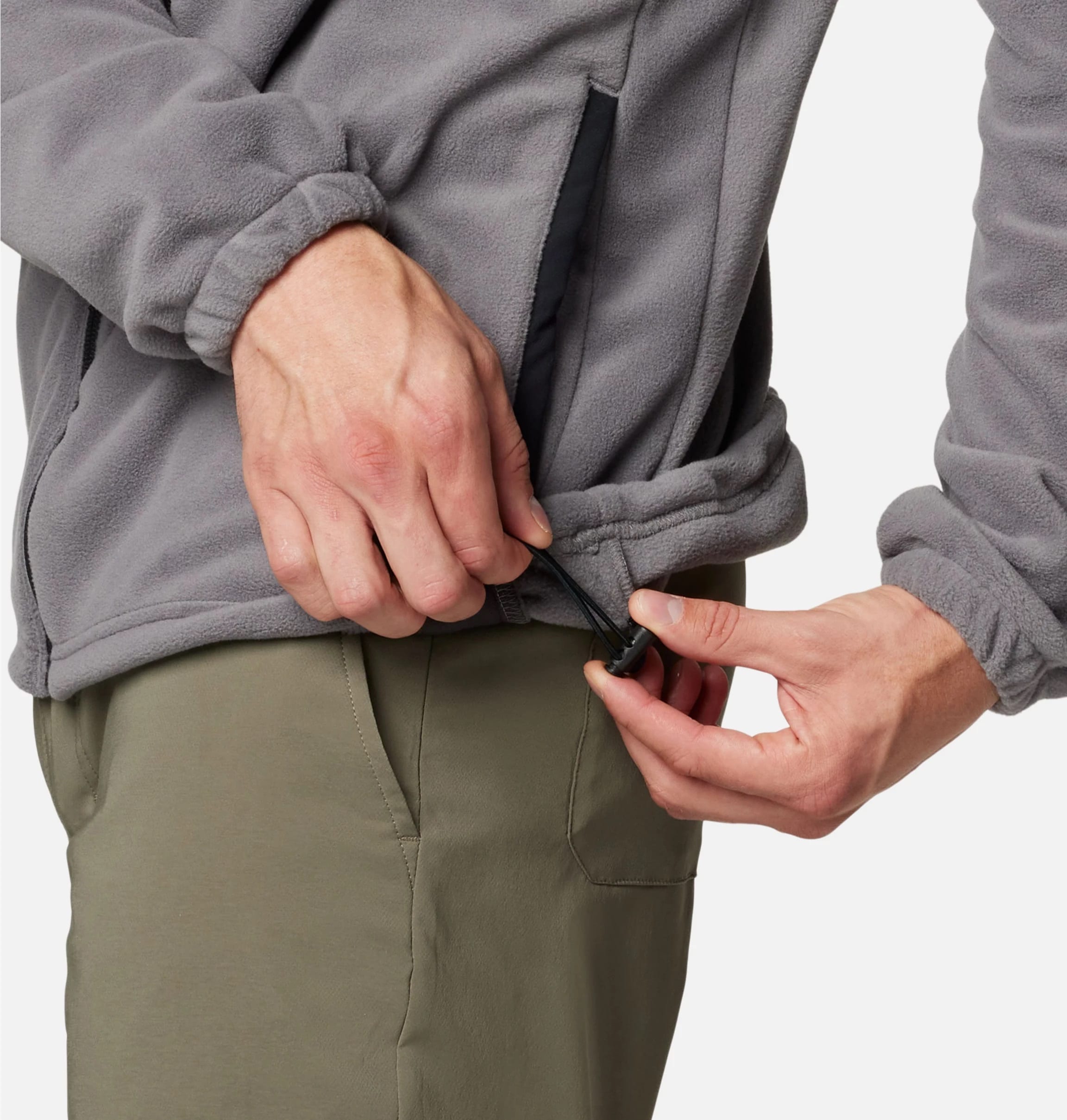 Polar Columbia Sage Peak Fleece - City Grey/Black