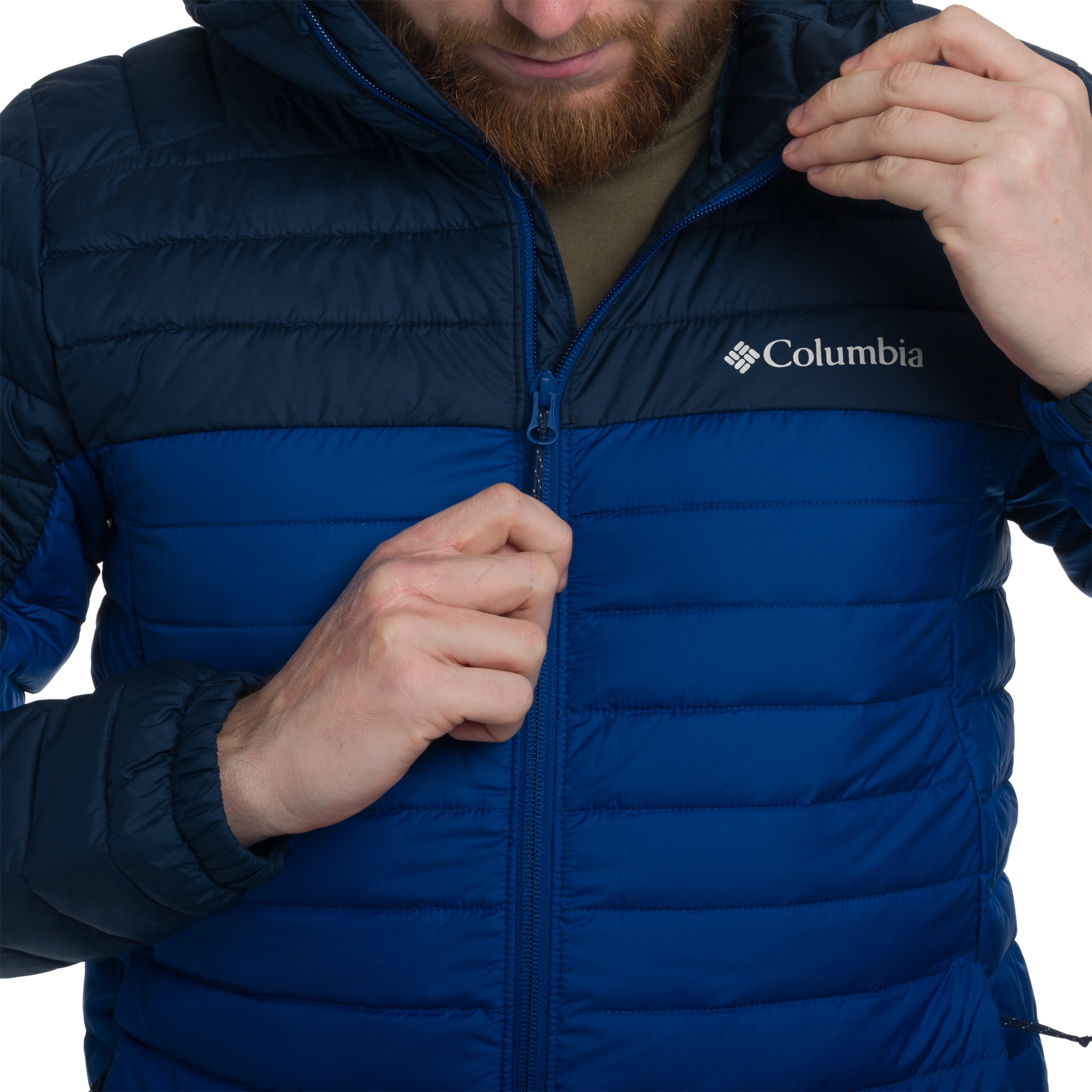 Kurtka Columbia Silver Falls II Hooded Jacket - Mountain Blue