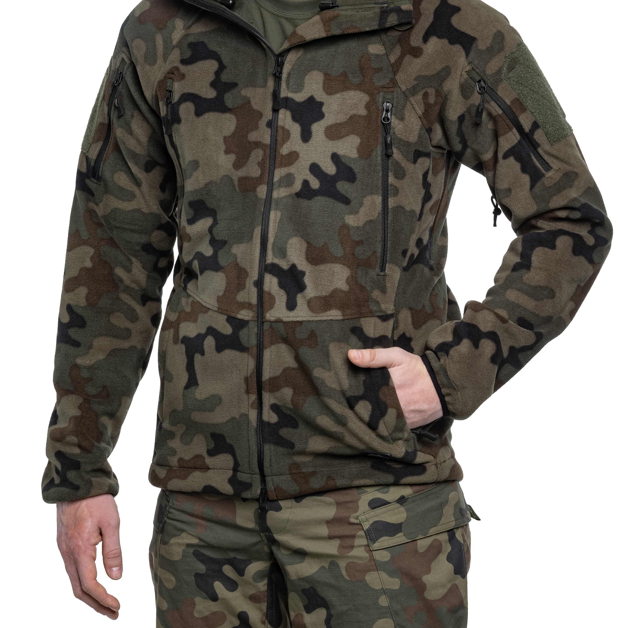 Polar Helikon-Tex Patriot MK2 Hybrid Fleece - wz.93 Pantera PL Woodland