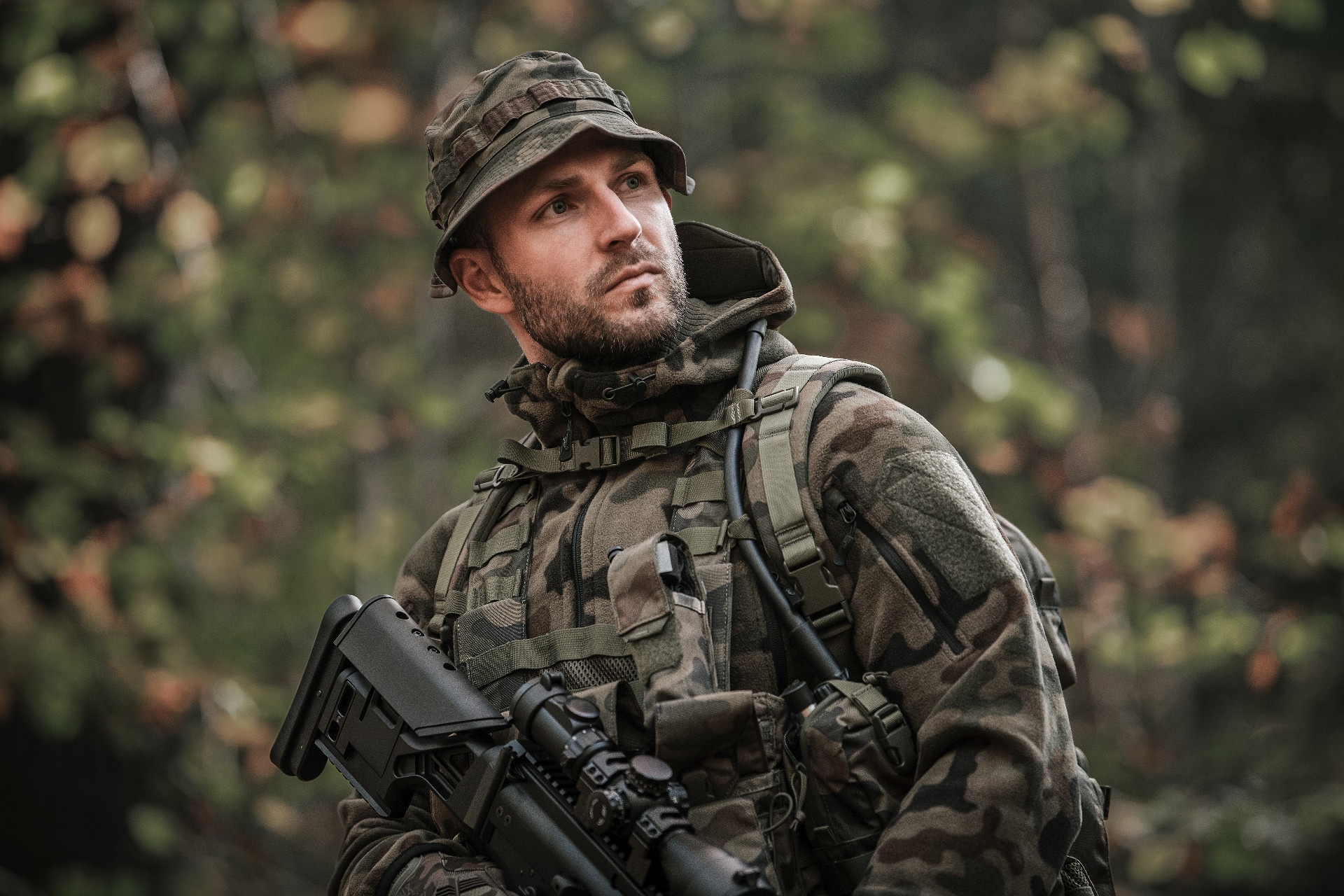 Polar Helikon-Tex Patriot MK2 Hybrid Fleece - wz.93 Pantera PL Woodland