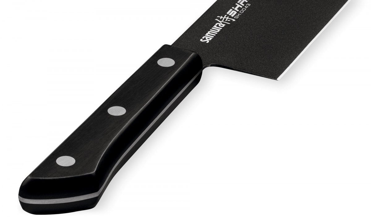 Кухонний ніж Samura Shadow Nakiri 17 см - Black