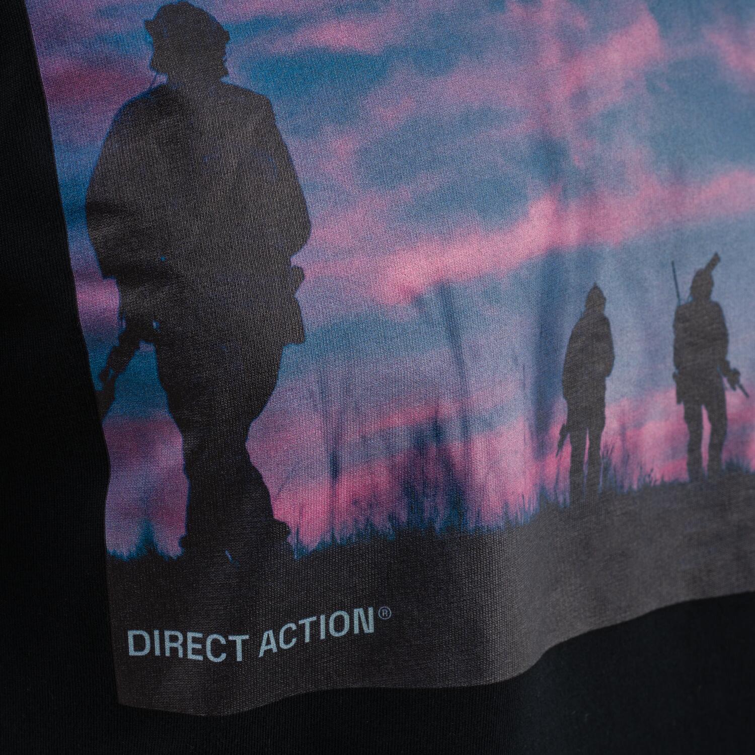 Koszulka T-shirt Direct Action Sunset - Black