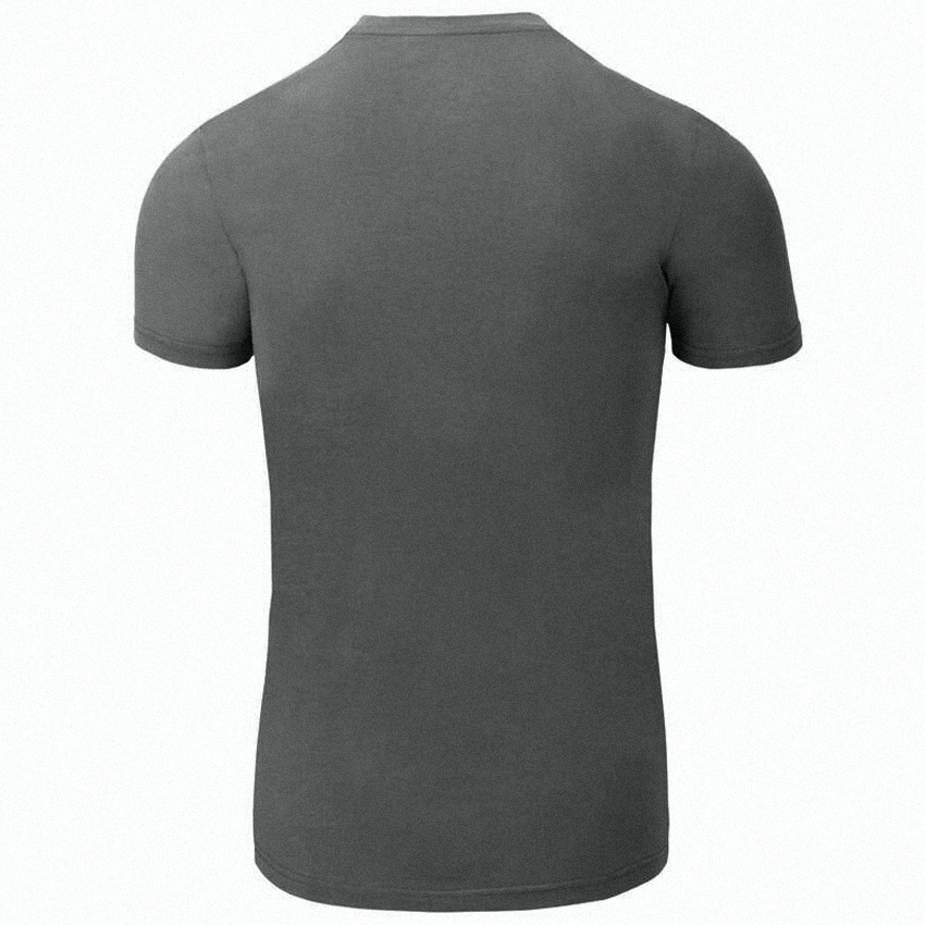 Koszulka T-Shirt Helikon-Tex z bawełny organicznej Slim - Black/Grey Melange