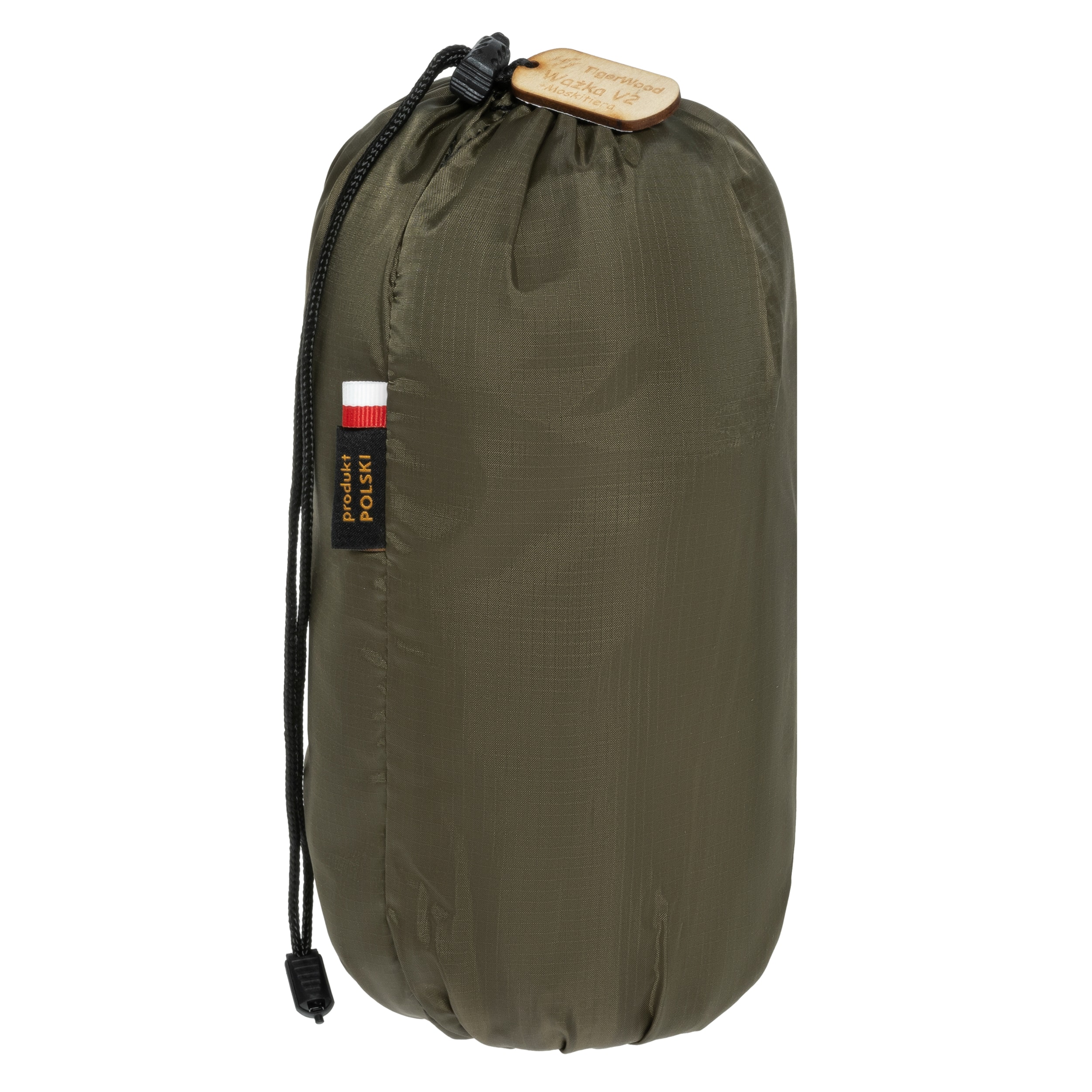 Hamak ultralekki TigerWood Ważka V2 Khaki - z moskitierą