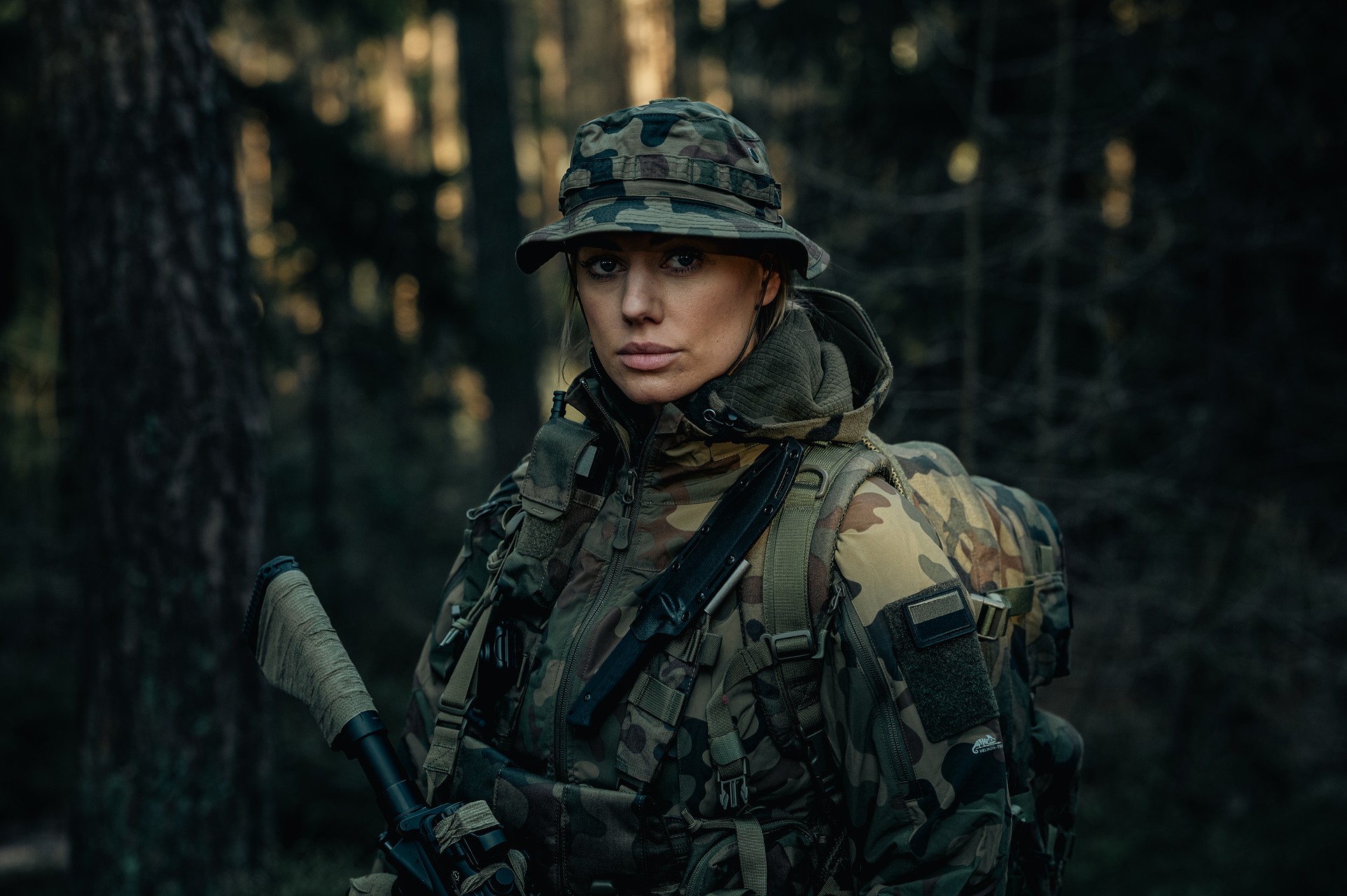 Капелюх Helikon-Tex Boonie Mk2 PolyCotton Stretch Rip-Stop - wz.93 Pantera PL Woodland