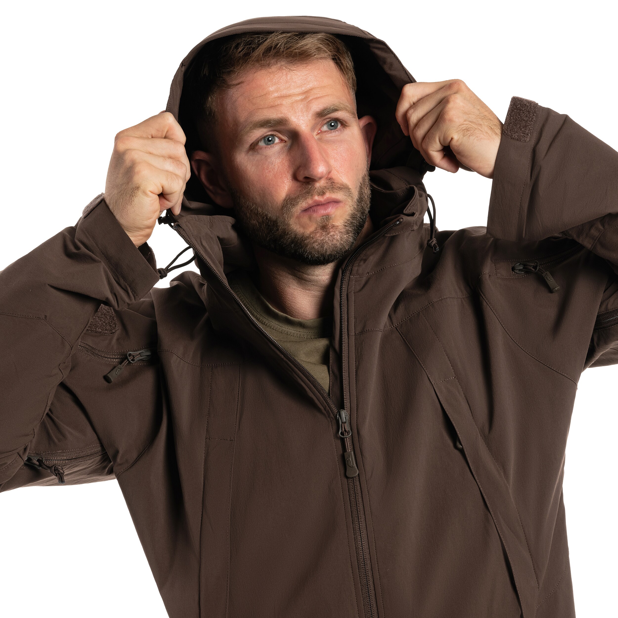 Kurtka Helikon-Tex Trooper StormStretch Softshell MK2 - Earth Brown