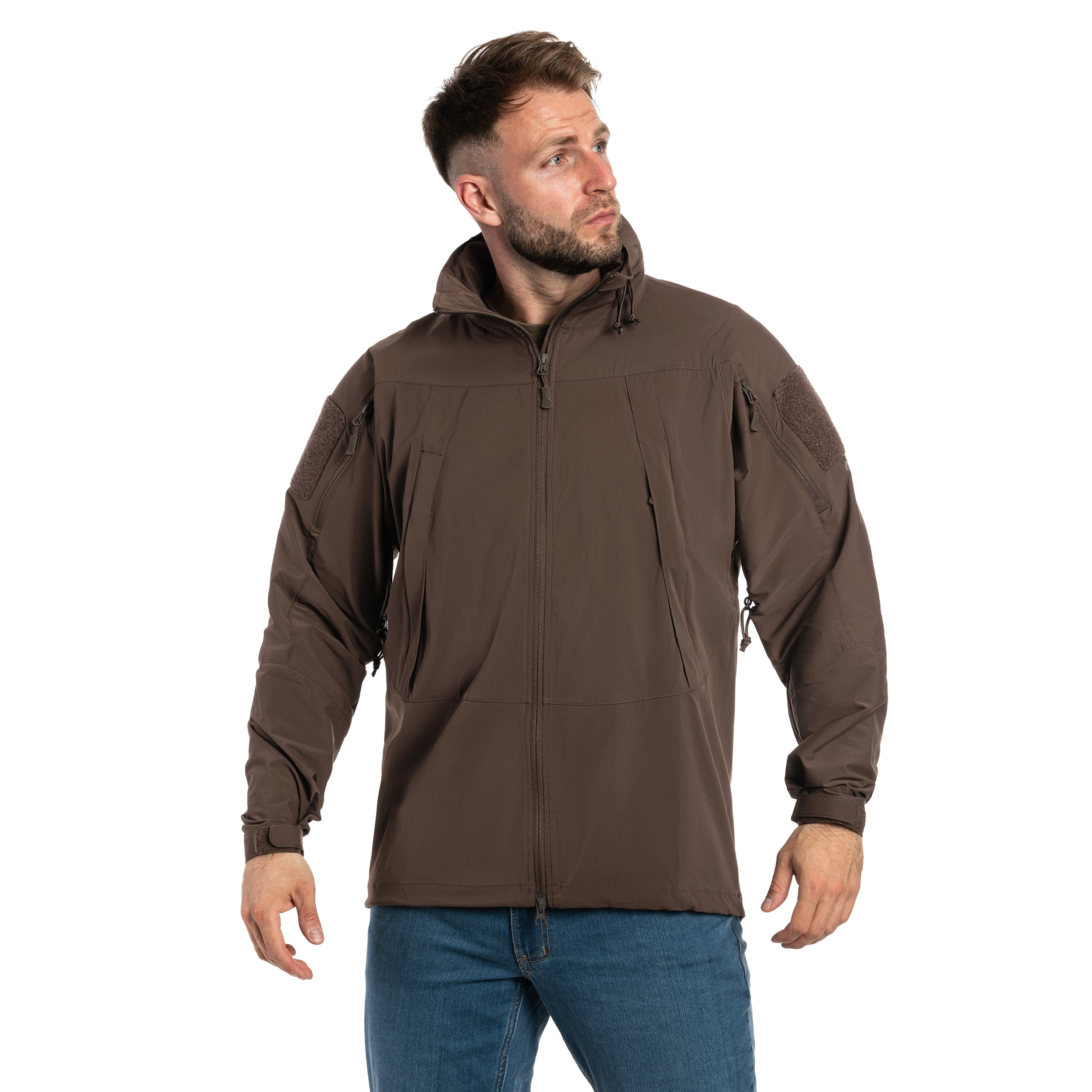 Kurtka Helikon-Tex Trooper StormStretch Softshell MK2 - Earth Brown