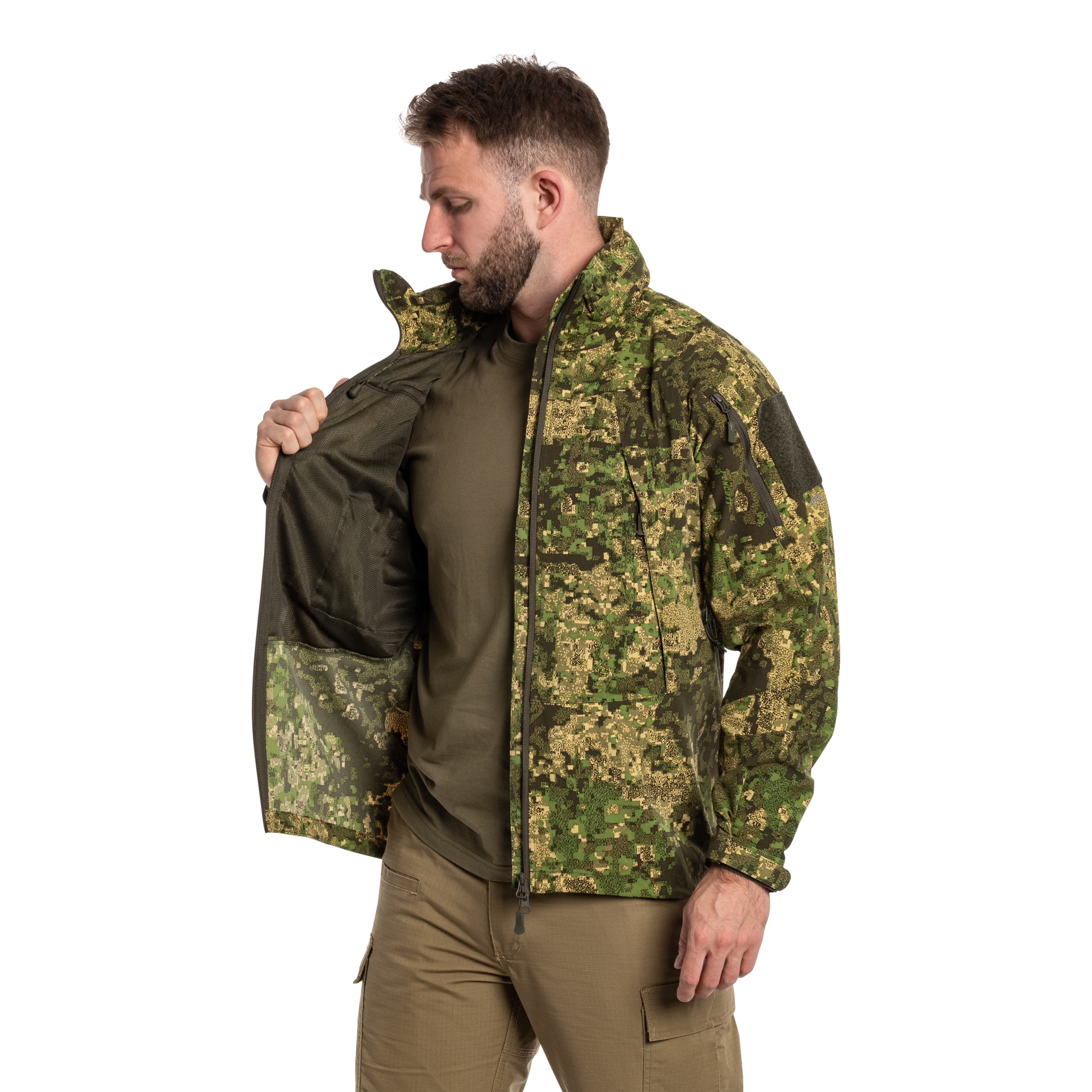 Куртка Helikon-Tex Trooper StormStretch Softshell MK2 - Pencott Wildwood