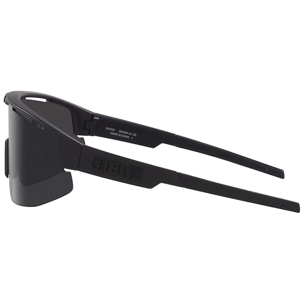 Okulary przeciwsłoneczne Bliz Matrix Nano Optics - Matt Black/Smoke