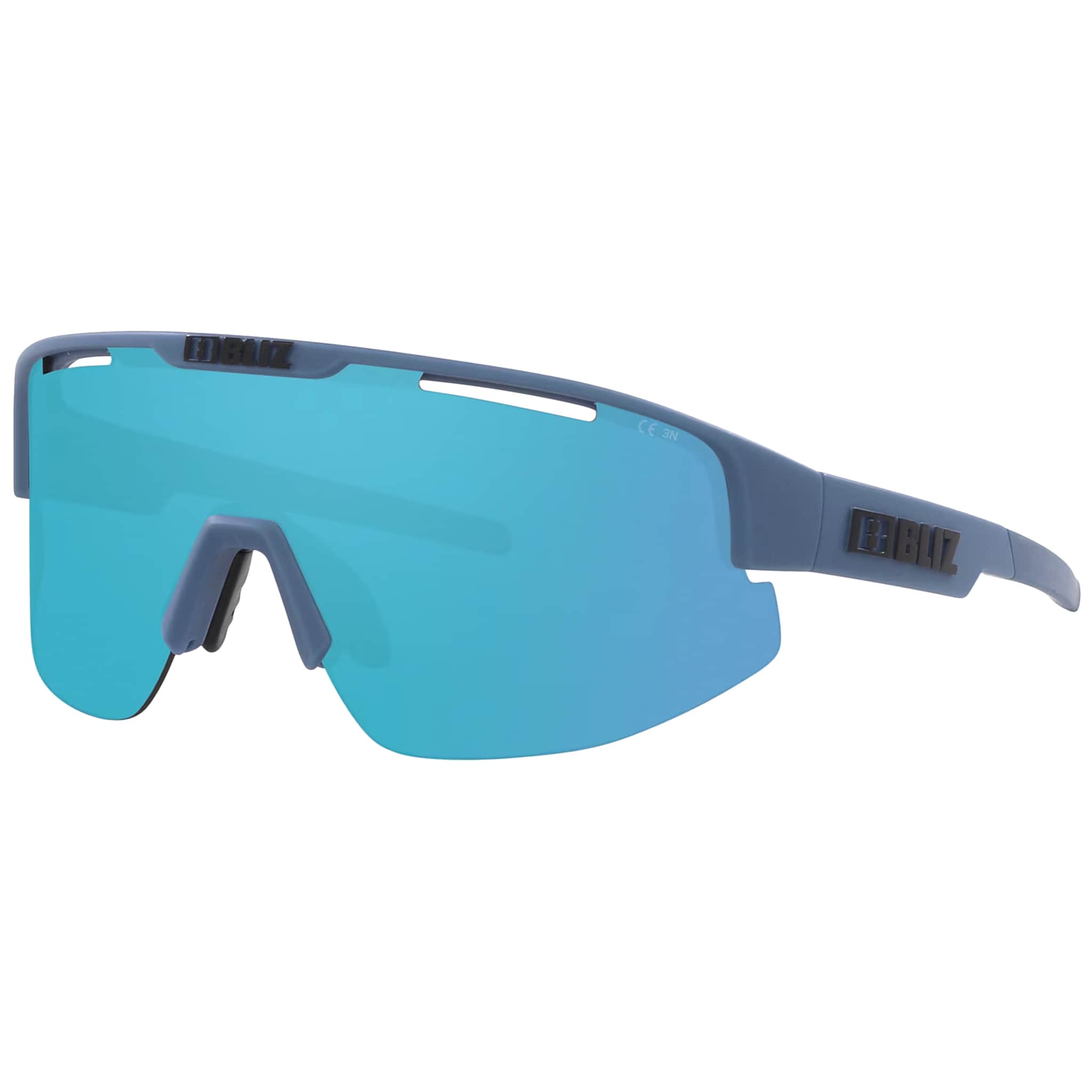 Okulary przeciwsłoneczne Bliz Matrix Nano Optics - Matte Blue/Brown Mirror Blue