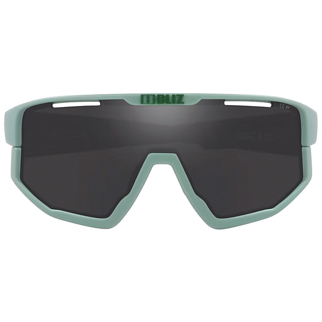 Okulary przeciwsłoneczne Bliz Fusion - Matte Green/Smoke Mirror Silver