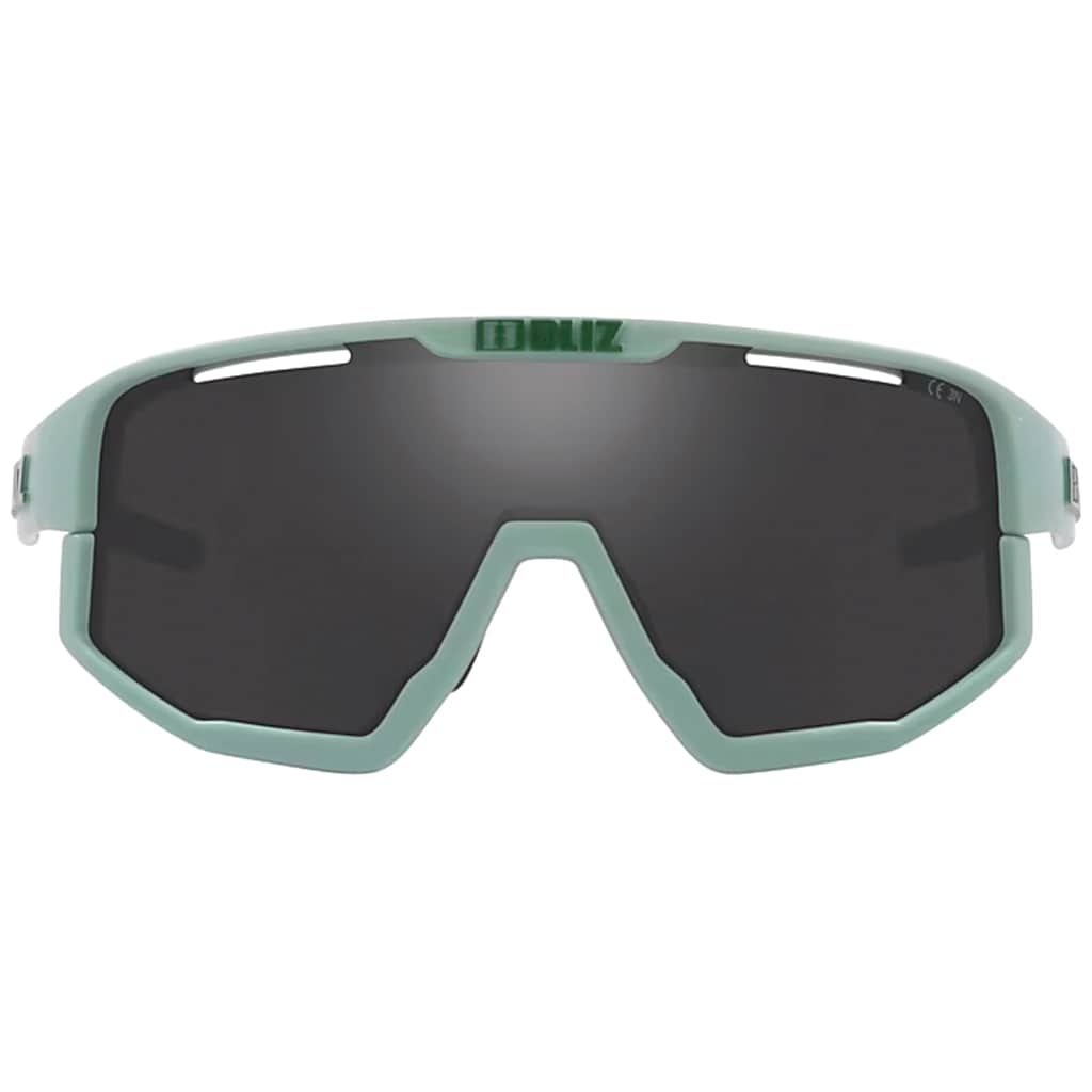 Okulary przeciwsłoneczne Bliz Fusion Small - Matte Green/Smoke Mirror Silver