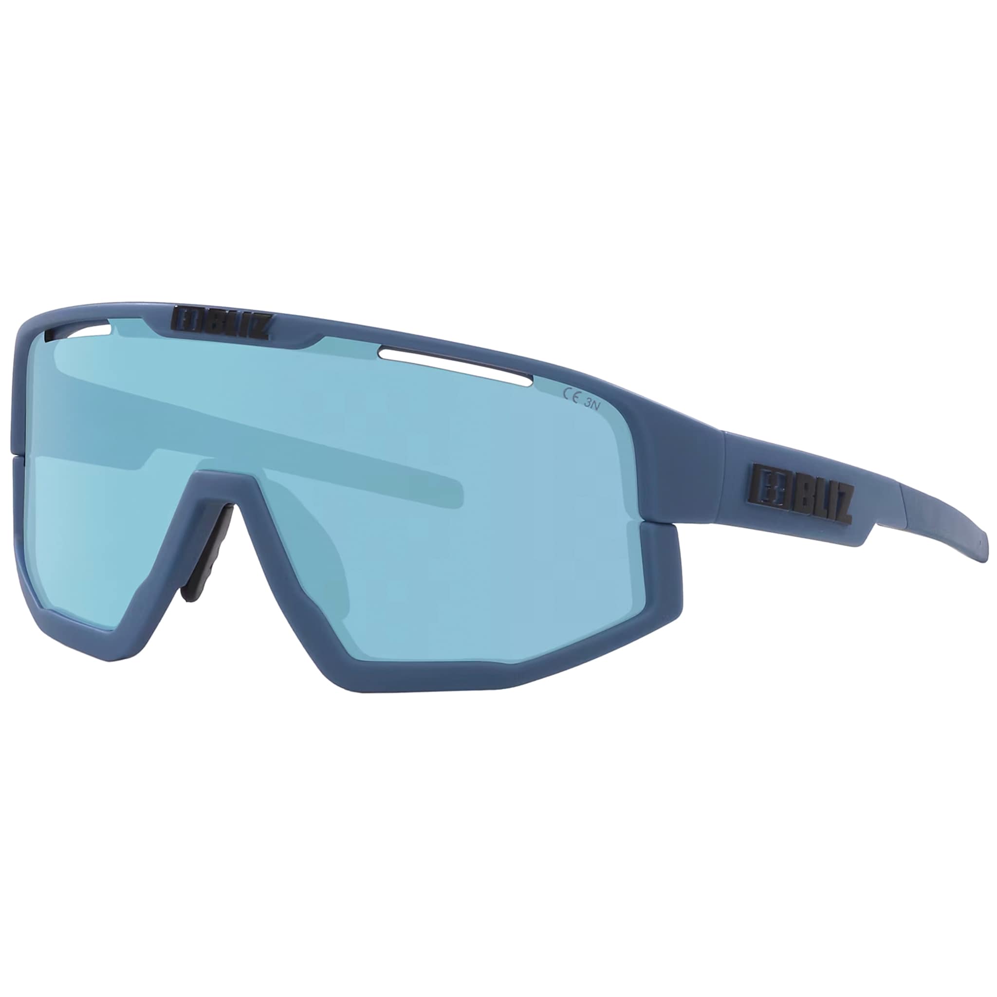 Okulary przeciwsłoneczne Bliz Fusion Small - Matte Blue/Smoke Mirror Ice Blue