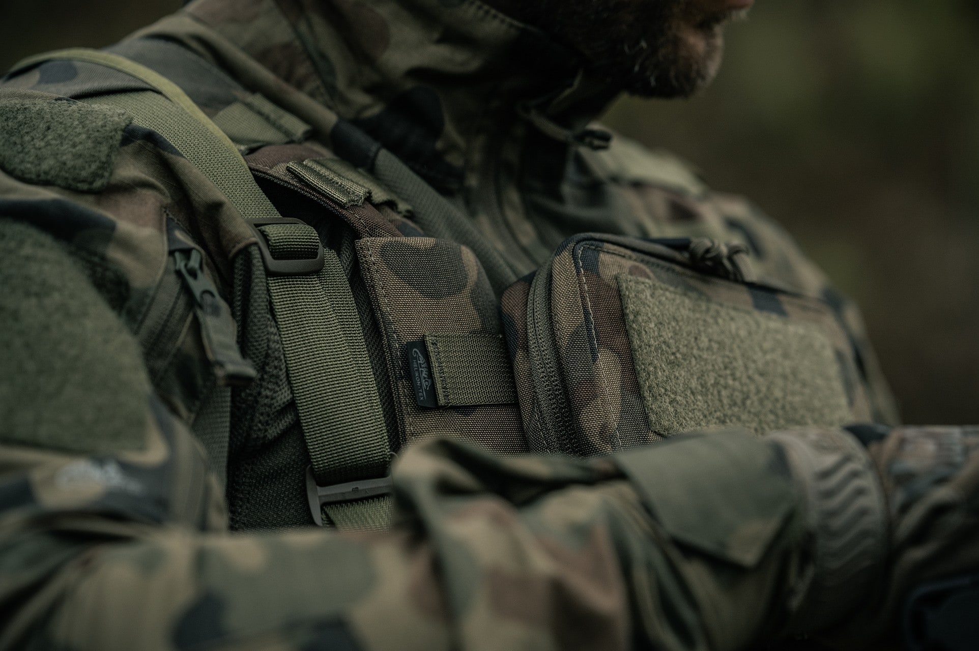 Panel przedni Helikon Guardian Chest Panel - wz.93 Pantera PL Woodland