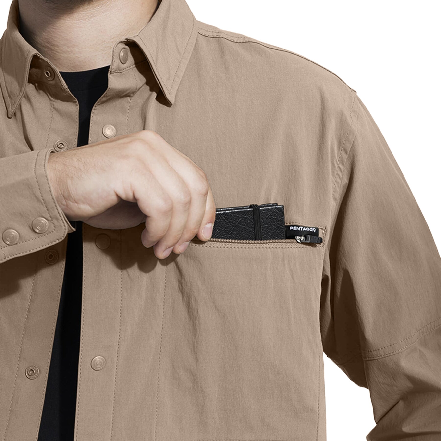 Koszula Pentagon Wayne Sunproof Long Sleeve - Khaki