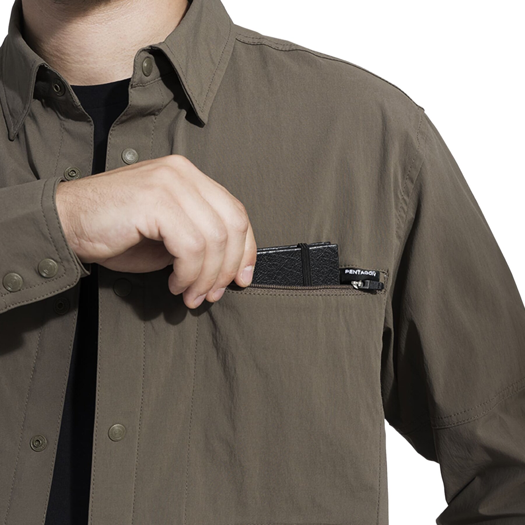 Koszula Pentagon Wayne Sunproof Long Sleeve - RAL 7013